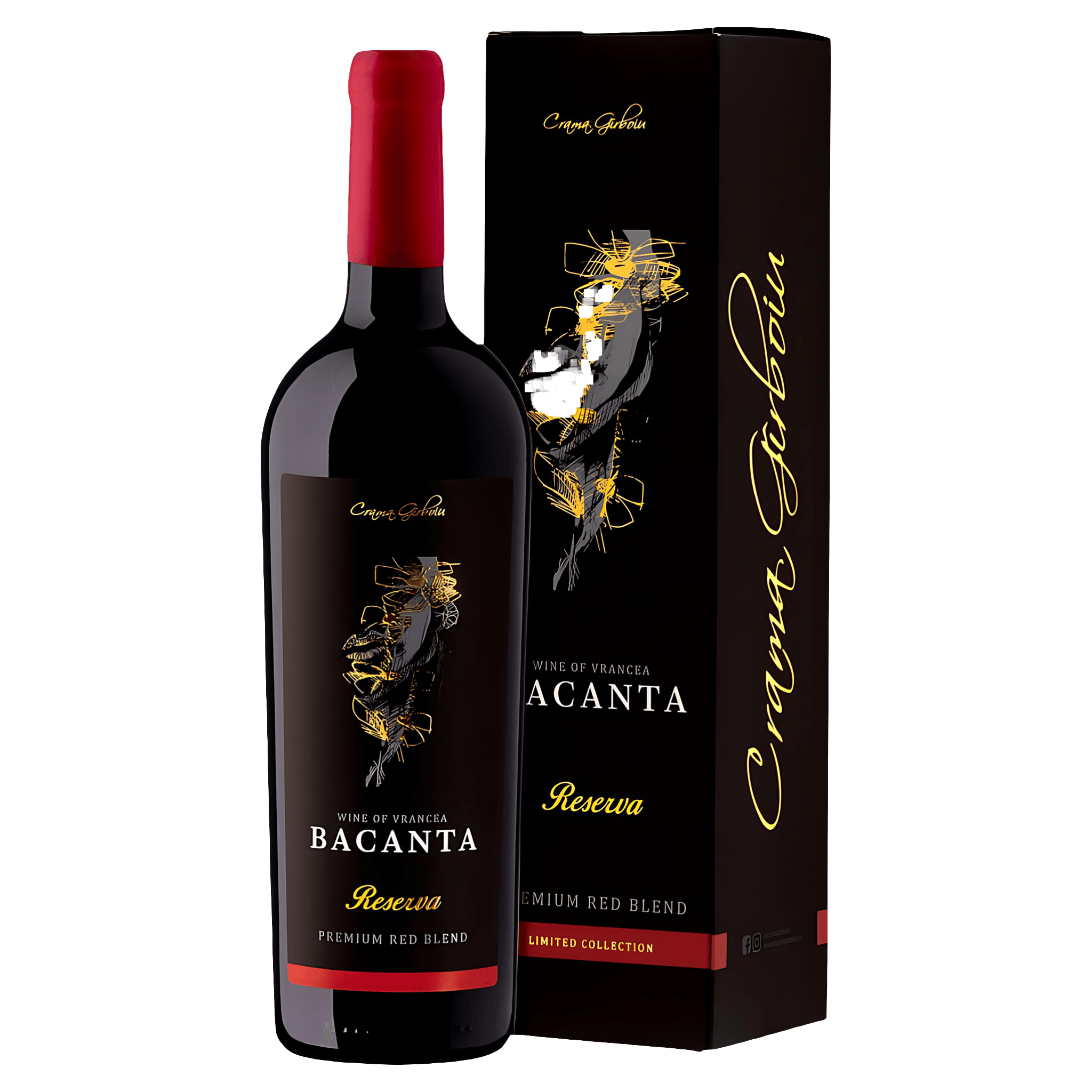 Vin rosu sec Crama Girboiu Bacanta Reserve Premium Red Blend, cupaj, 0.75 l