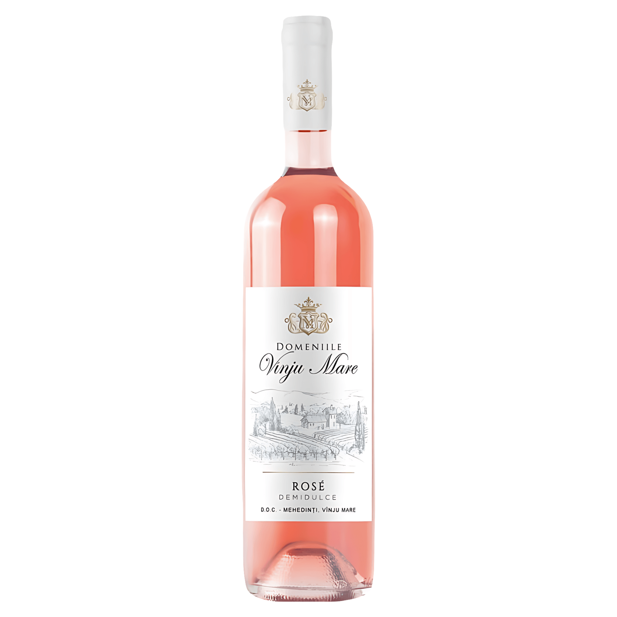 Vin rose demidulce Domeniile Vinju, Feteasca Neagra, 0.75 l