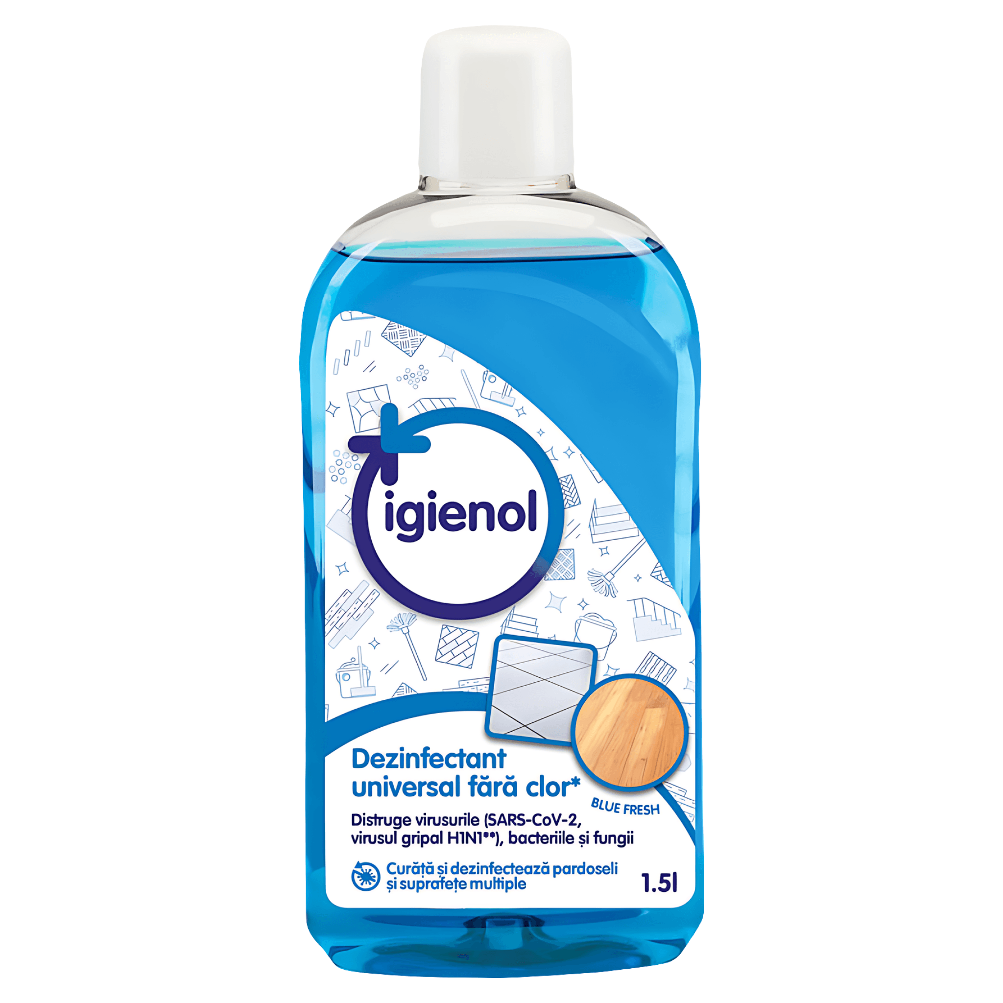 Dezinfectant universal Blue Fresh Igienol, 1.5L