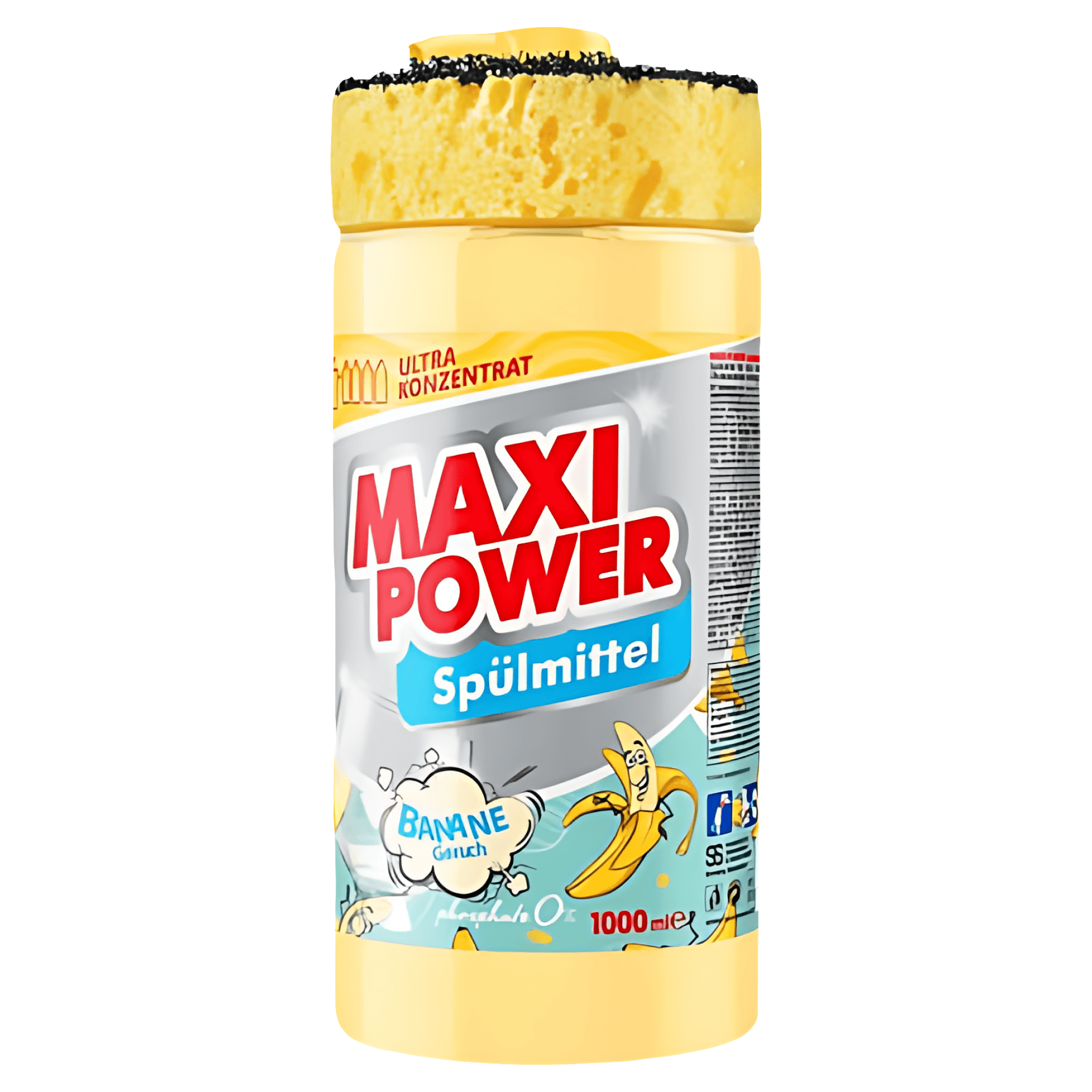 Detergent de vase Maxi Power, banana, 1 l