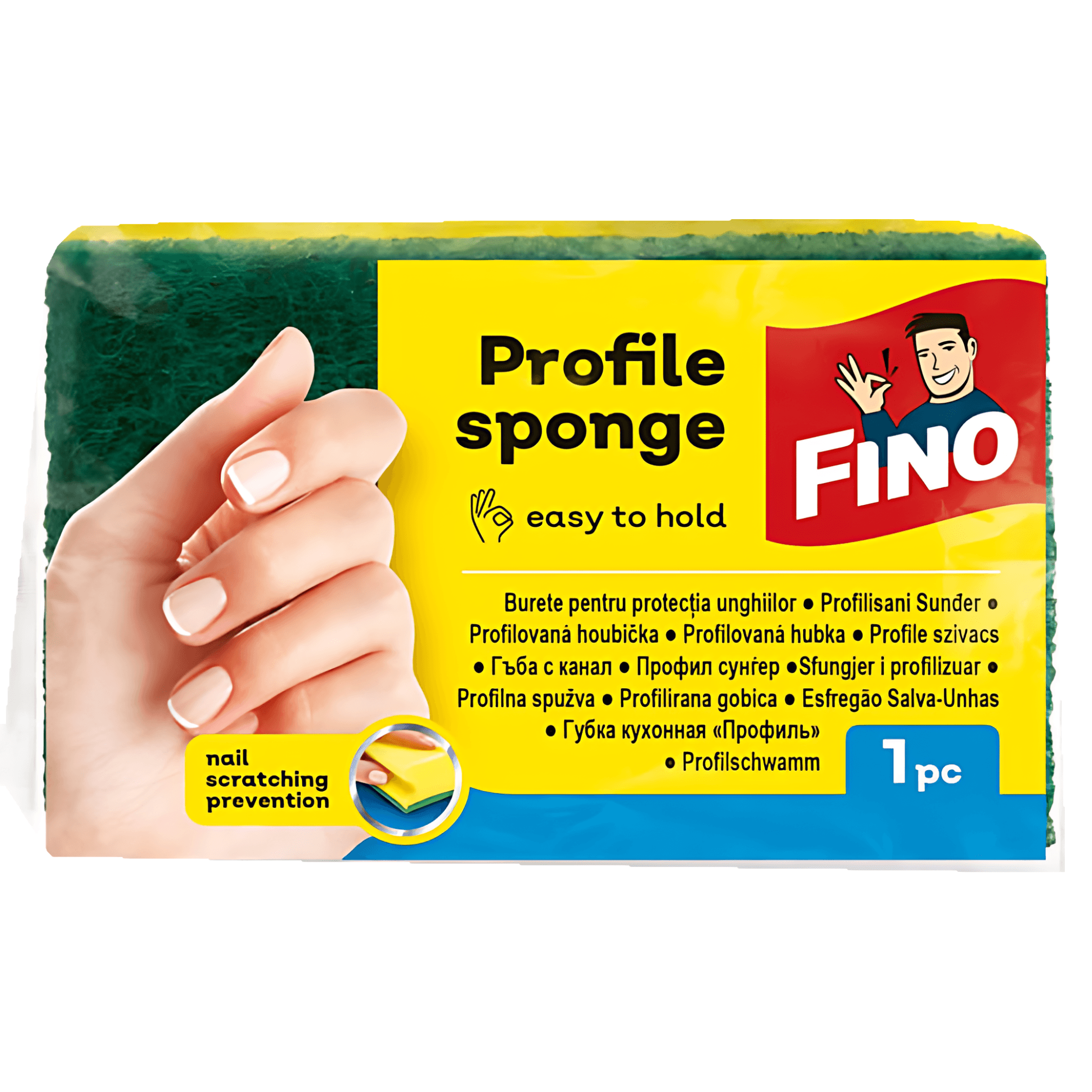 Burete vase cu canel pentru protectia unghiilor Fino, 1 bucata