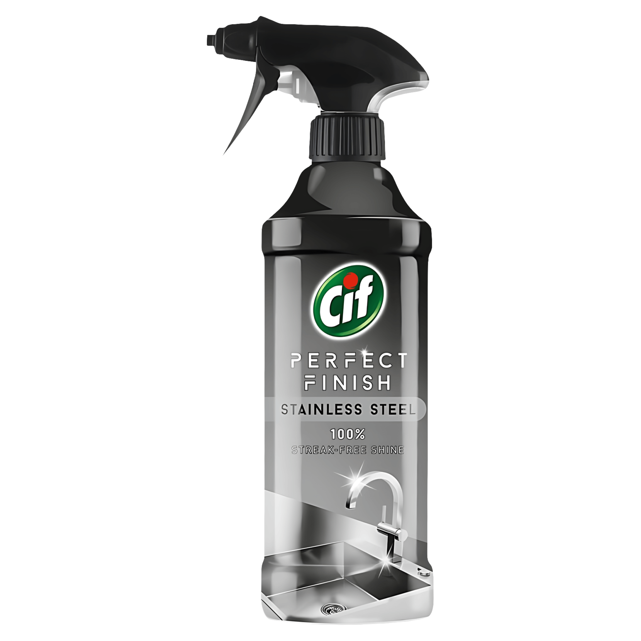 Spray pentru suprafete din inox Cif Perfect Finish, 435 ml