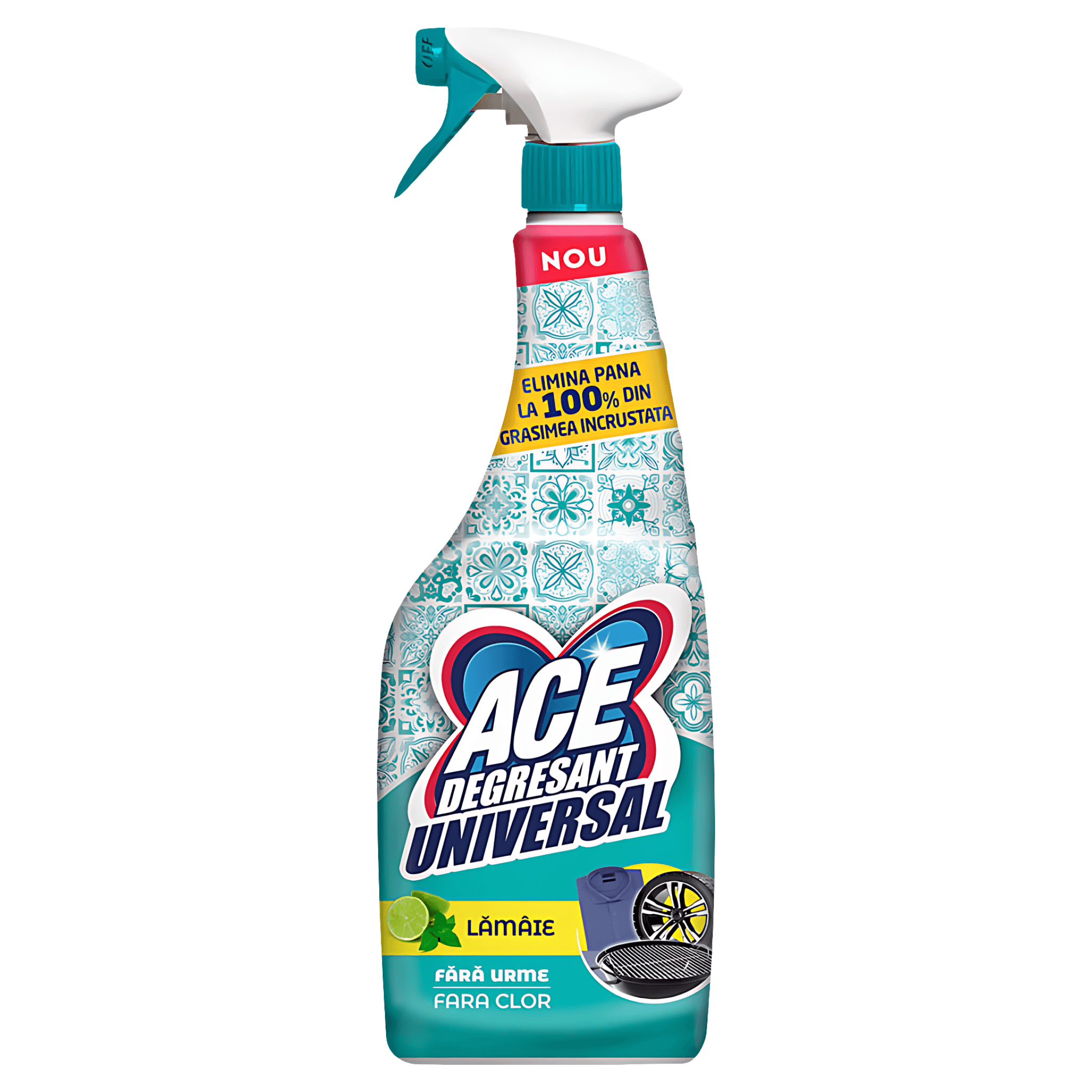 Solutie universala Ace, cu parfum de lamaie, 650 ml