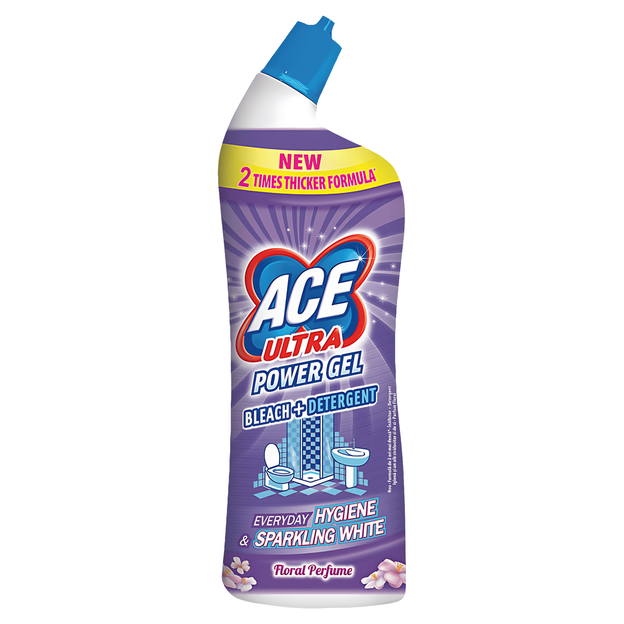 Solutie inalbitor si degresant Ace power gel floral, 0.75 l