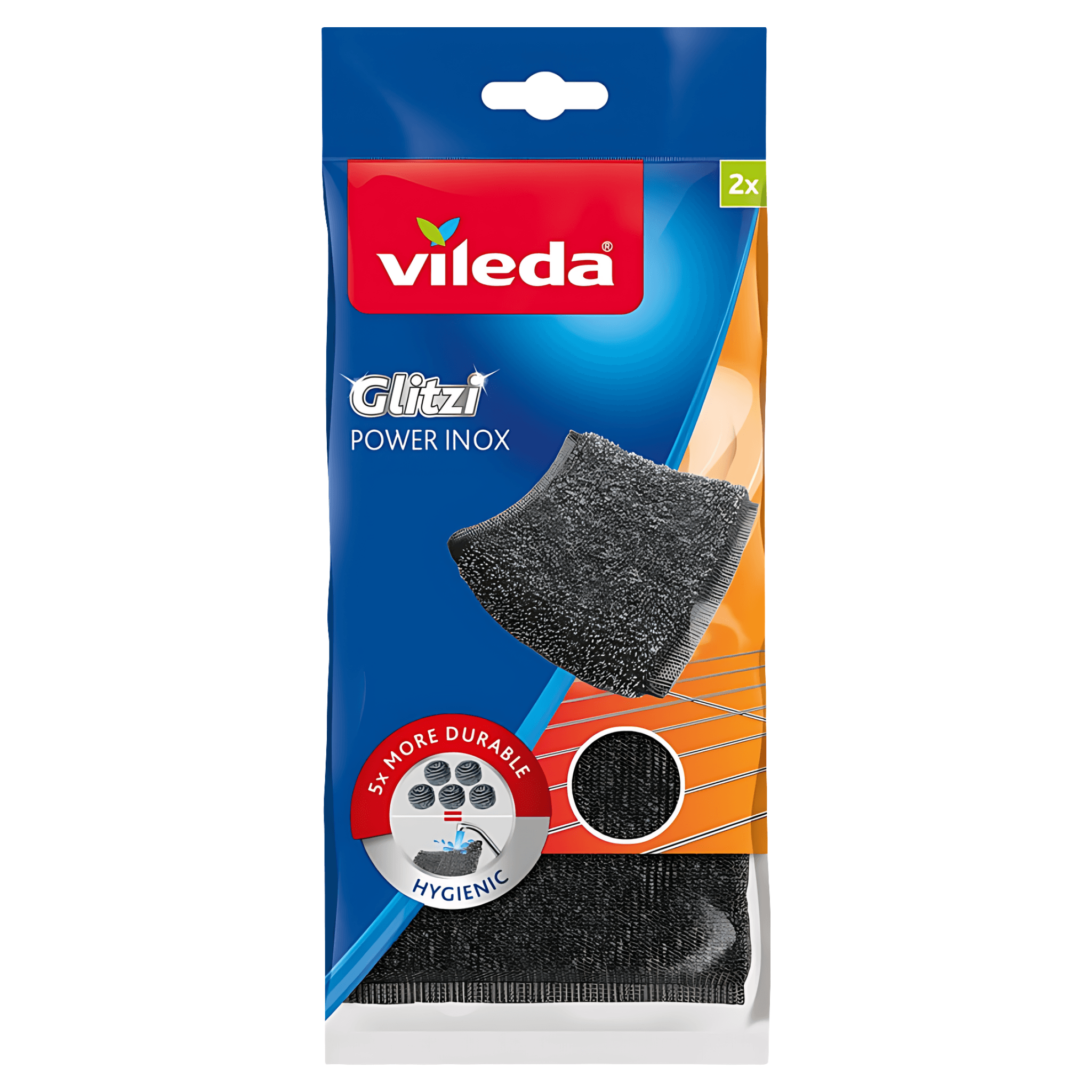 Burete de vase inox Vileda Power, 2 bucati