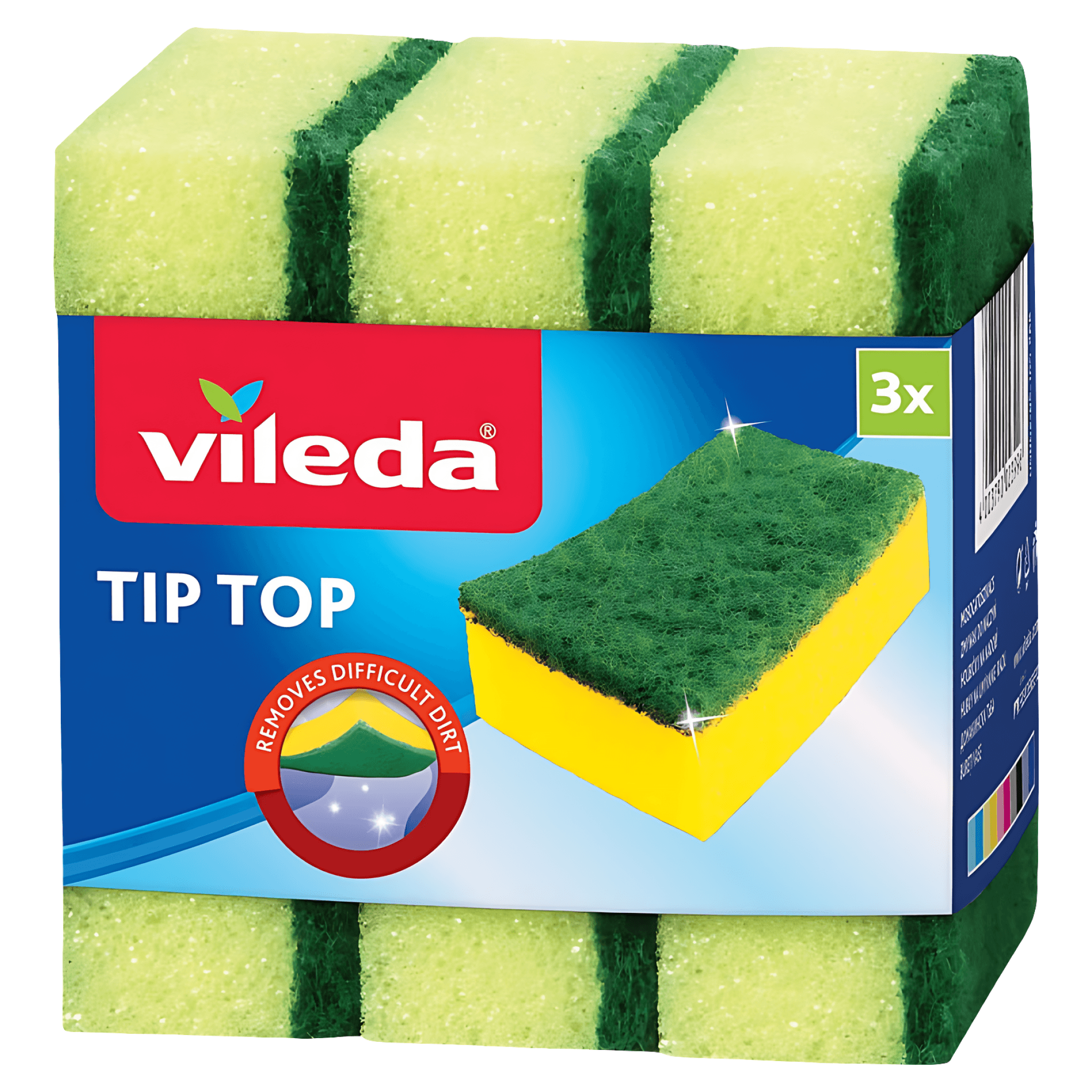 Burete de vase Vileda Tip Top, 3 bucati