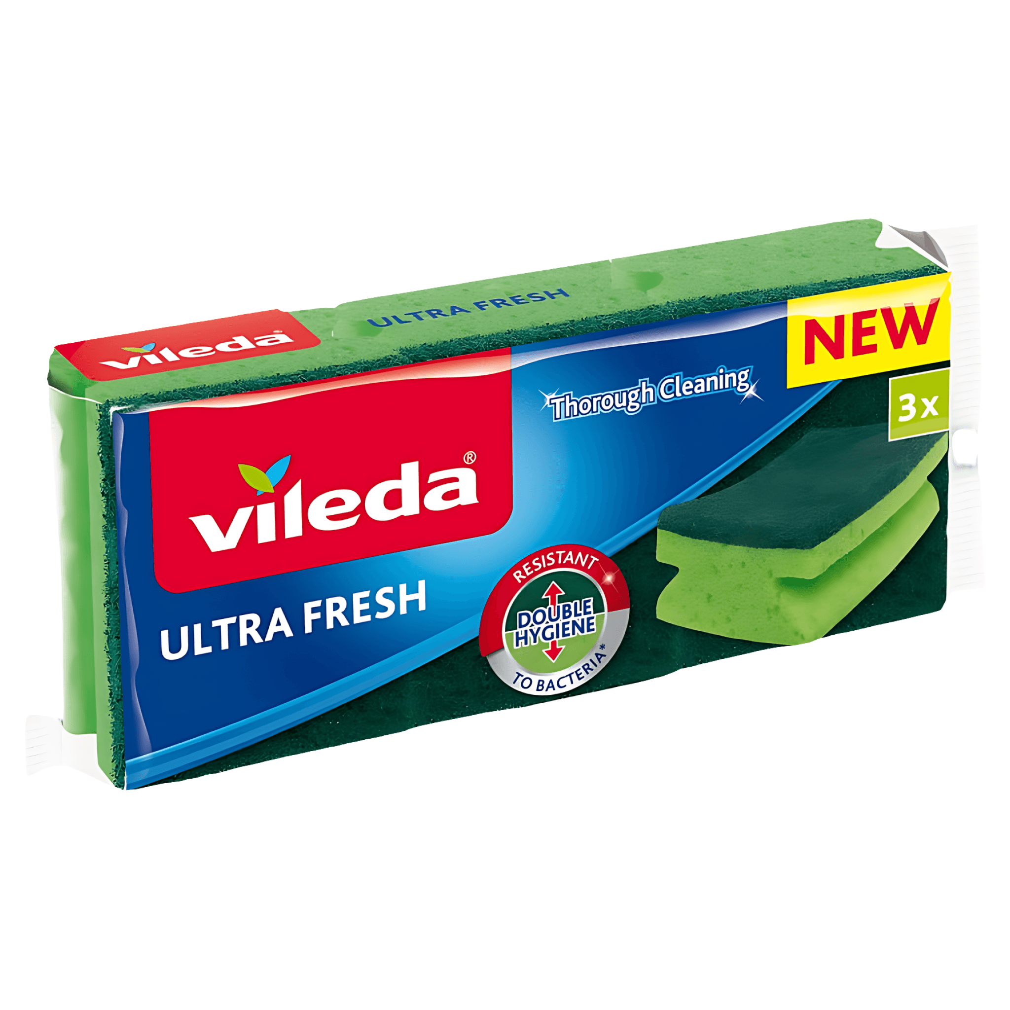 Burete de vase Vileda UltraFresh, 3 bucati
