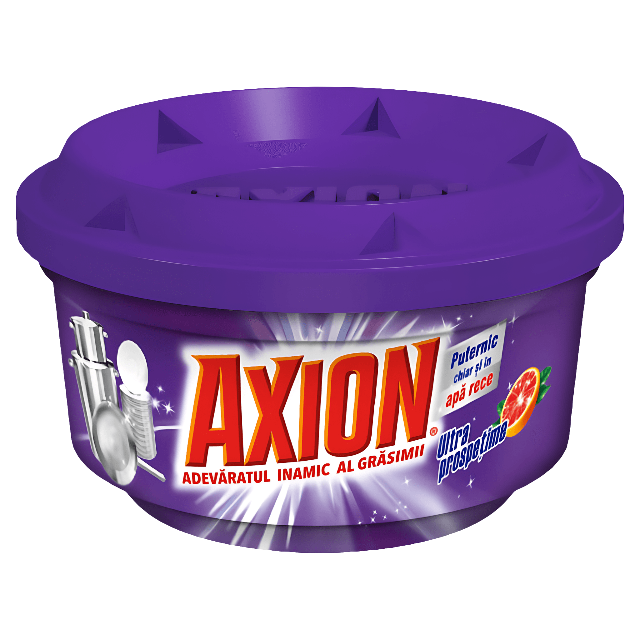 Detergent de vase pasta Axion, grapefruit, 225 g