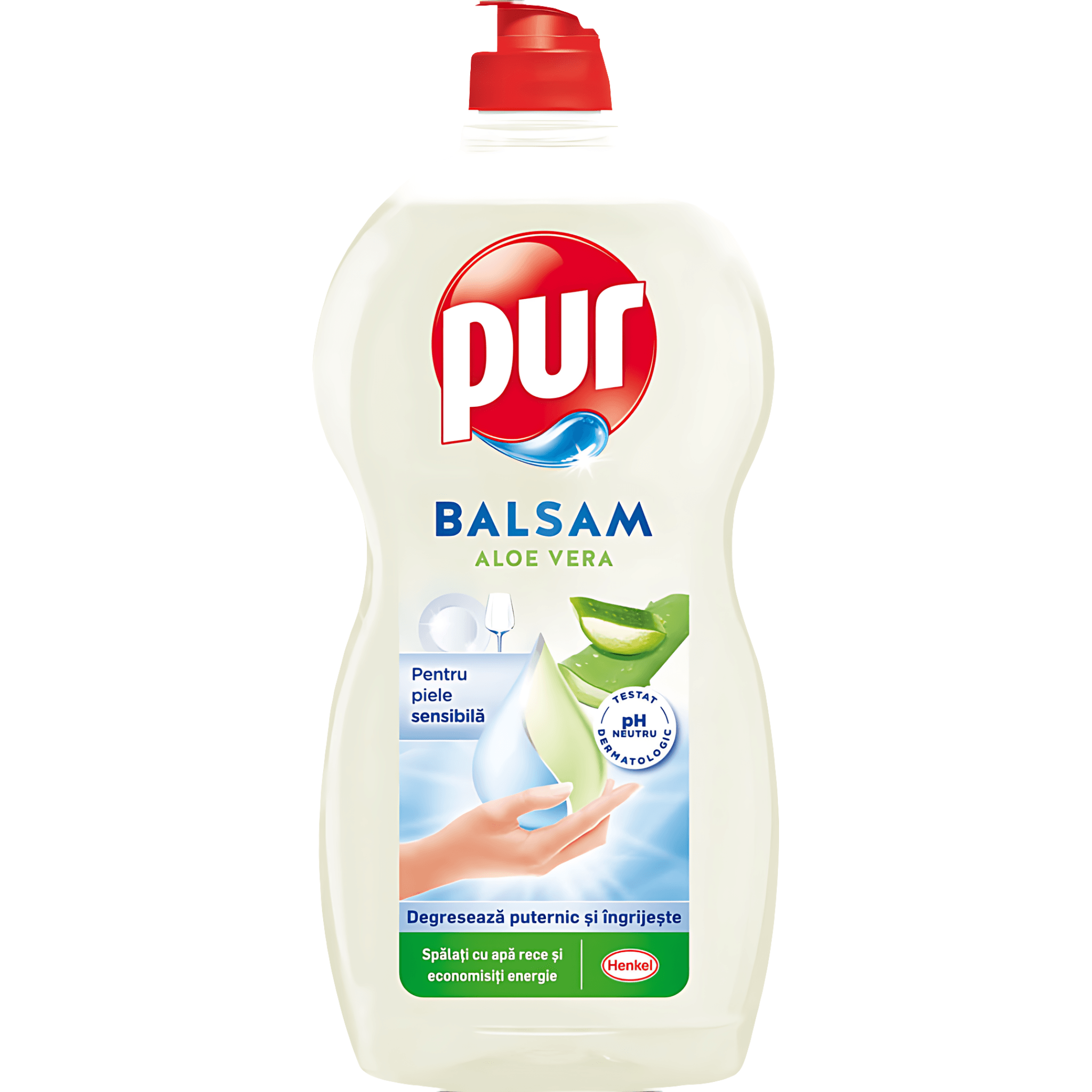 Detergent de vase cu aloe vera Pur Balsam, 1.2L