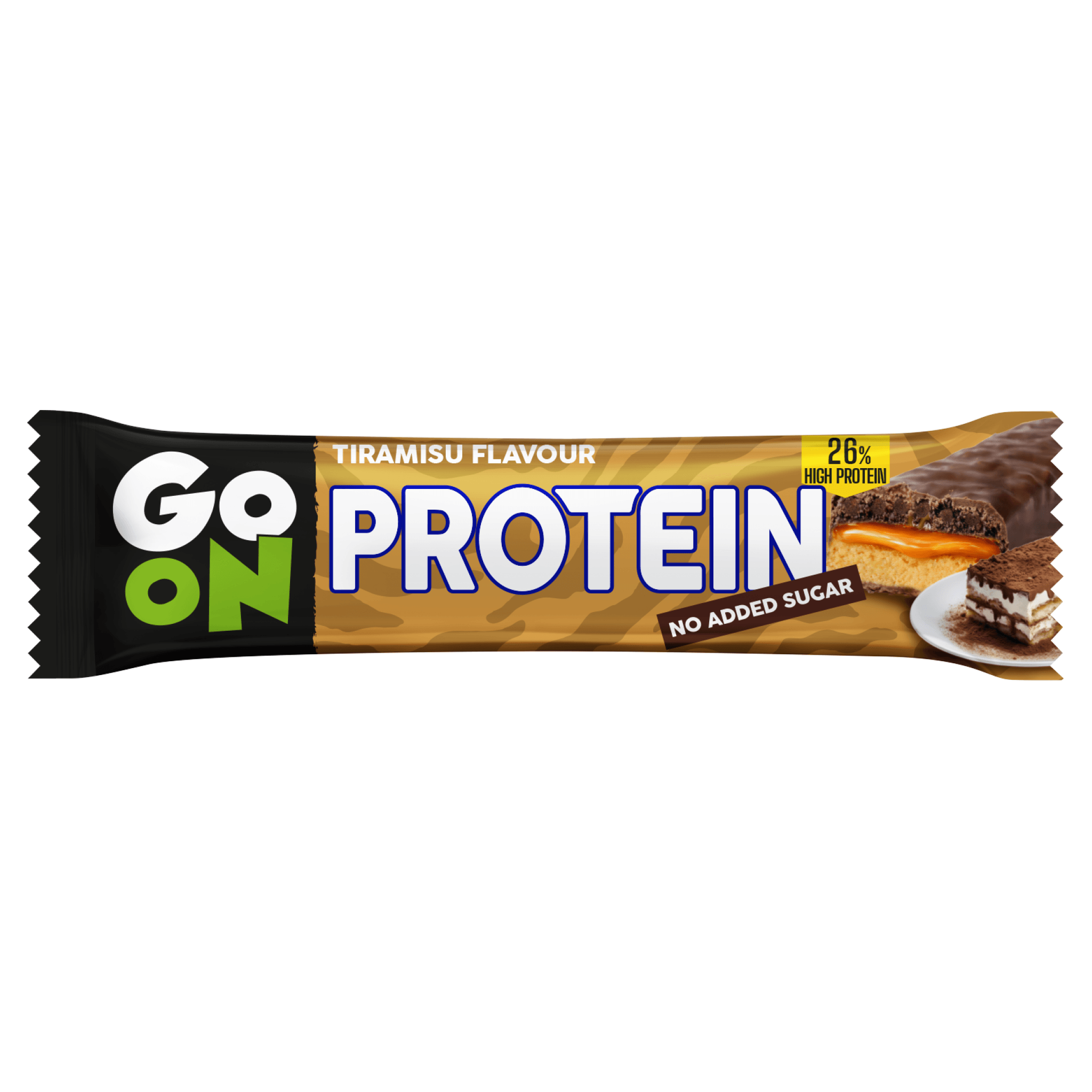 Baton proteic cu aroma de tiramisu Go On, 45 g