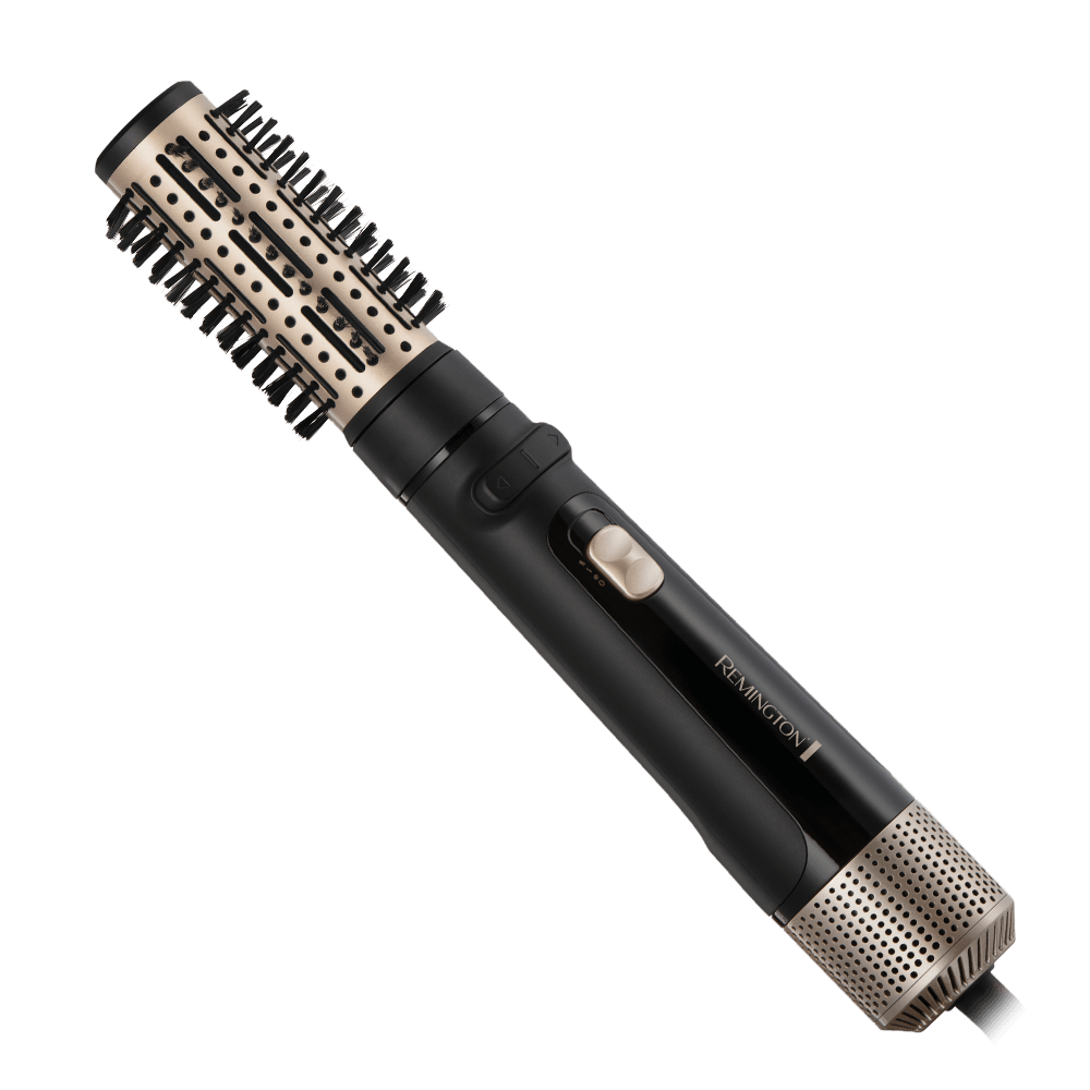 Perie rotativa Remington AS7580, 1000W, 2 trepte de putere, invelis ceramic, negru