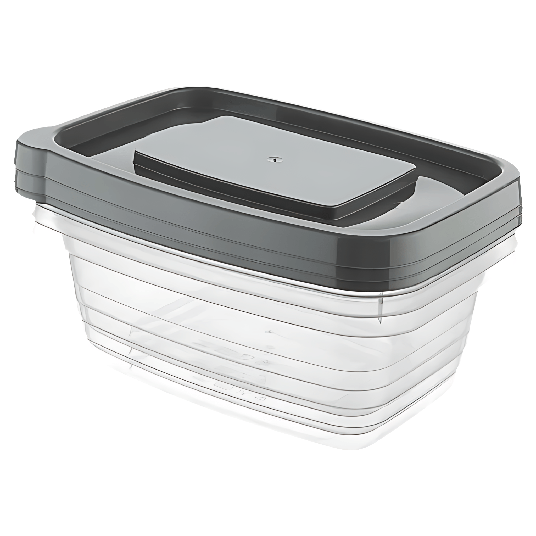 Set 3 cutii alimentare dreptunghiulare, plastic, 1.13 l