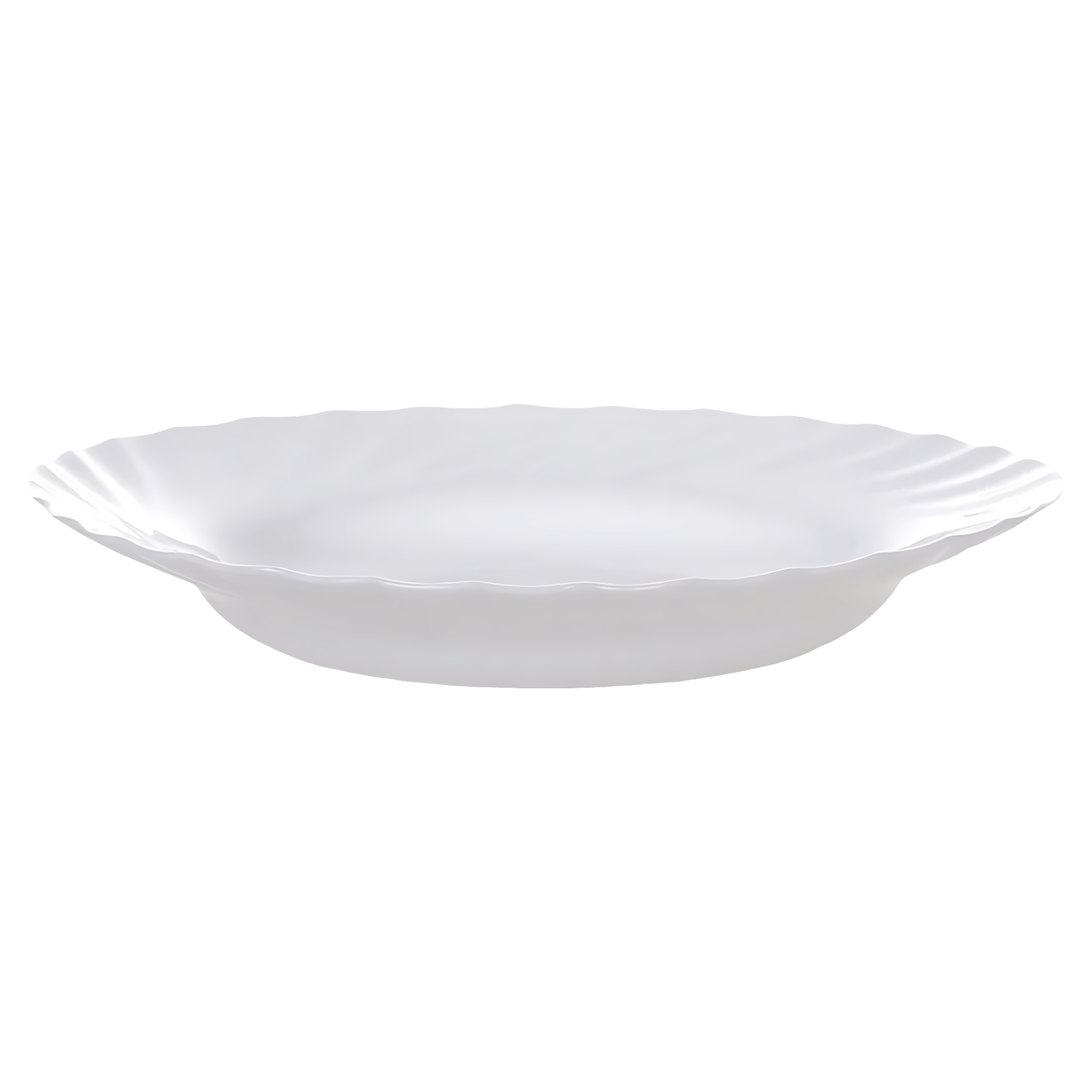 Farfurie adanca alba din opal 22.5 cm