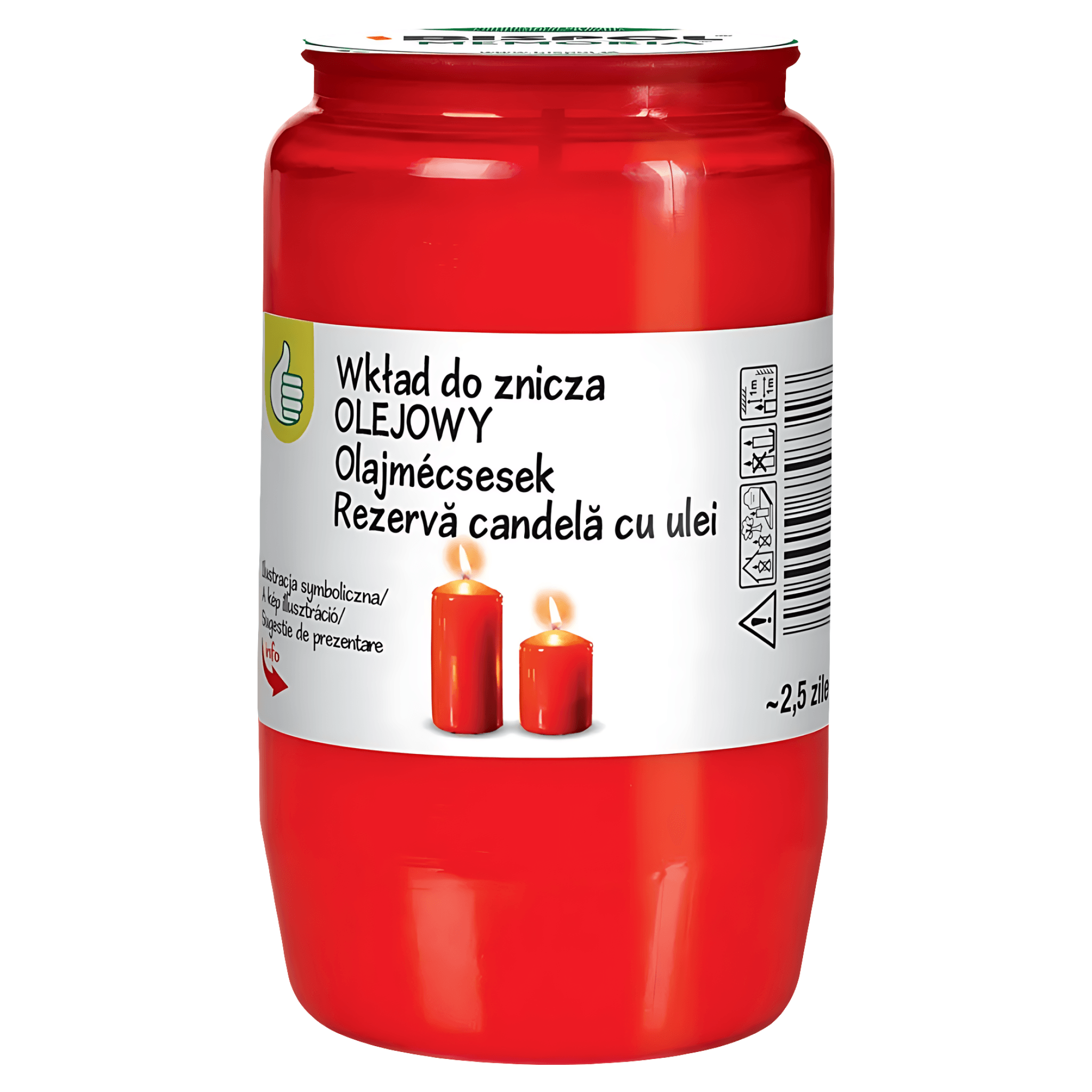 Rezerva candela cu ulei, ardere 2.5 zile
