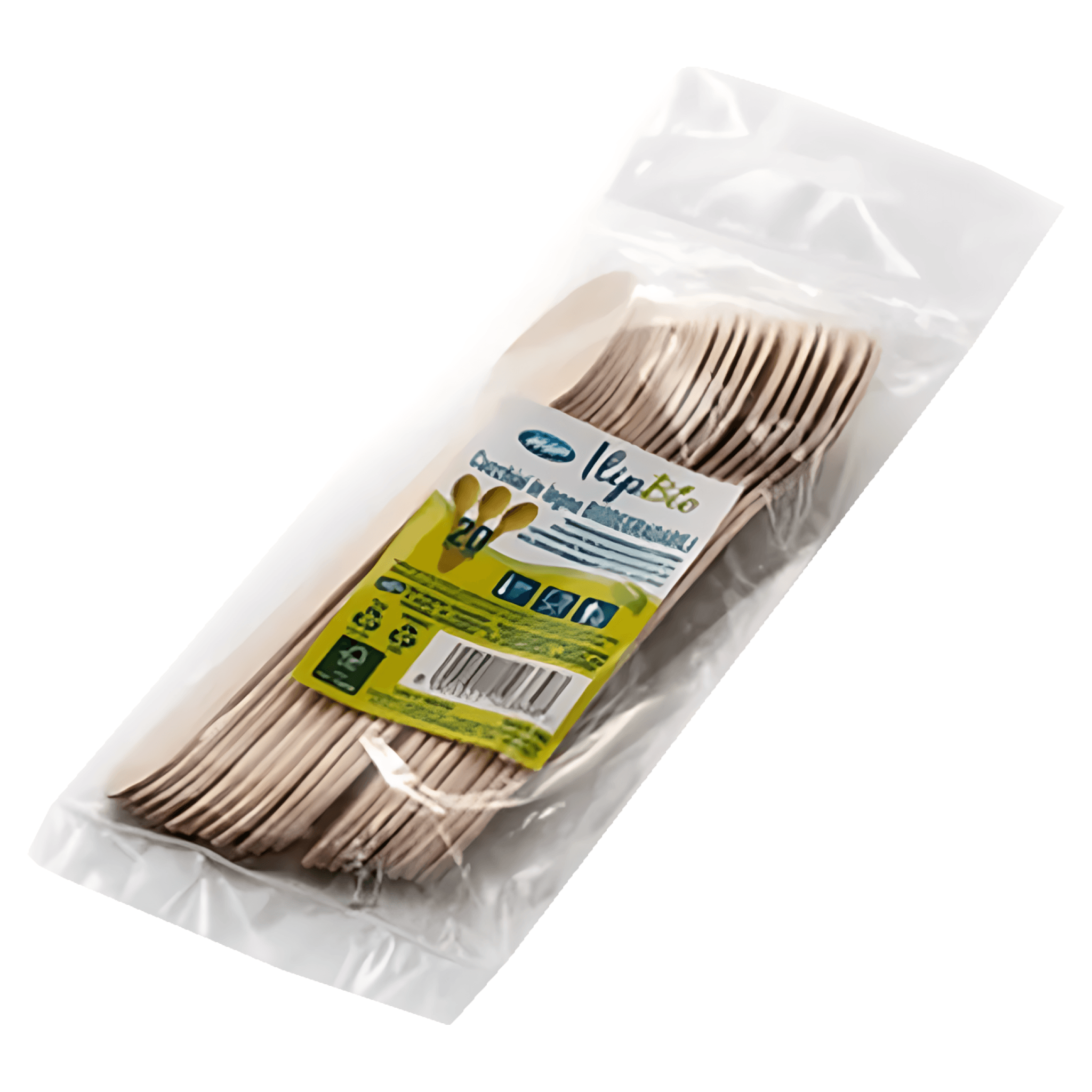 Set linguri de unica folosinta, 20 bucati, 16 cm, lemn