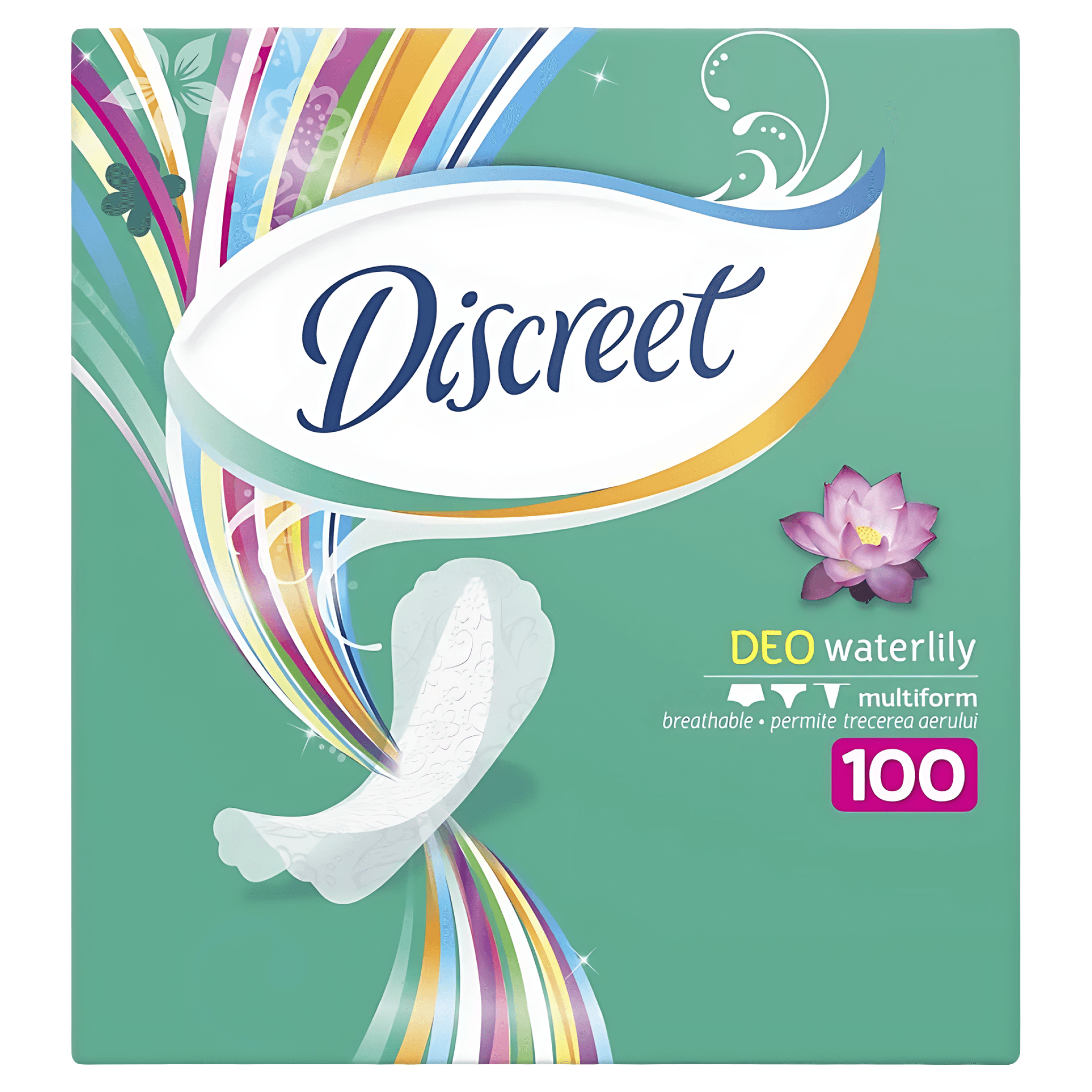 Absorbante zilnice Discreet Waterlily, 100 bucati