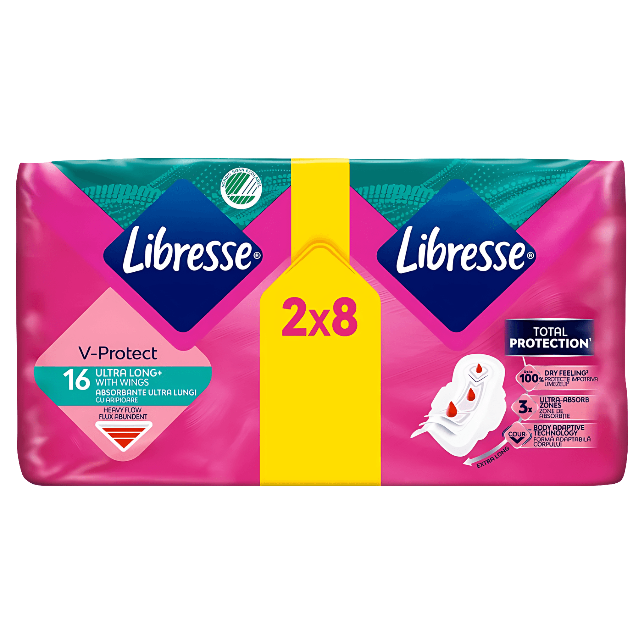 Absorbante Libresse Ultra Long Duo, 16 bucati