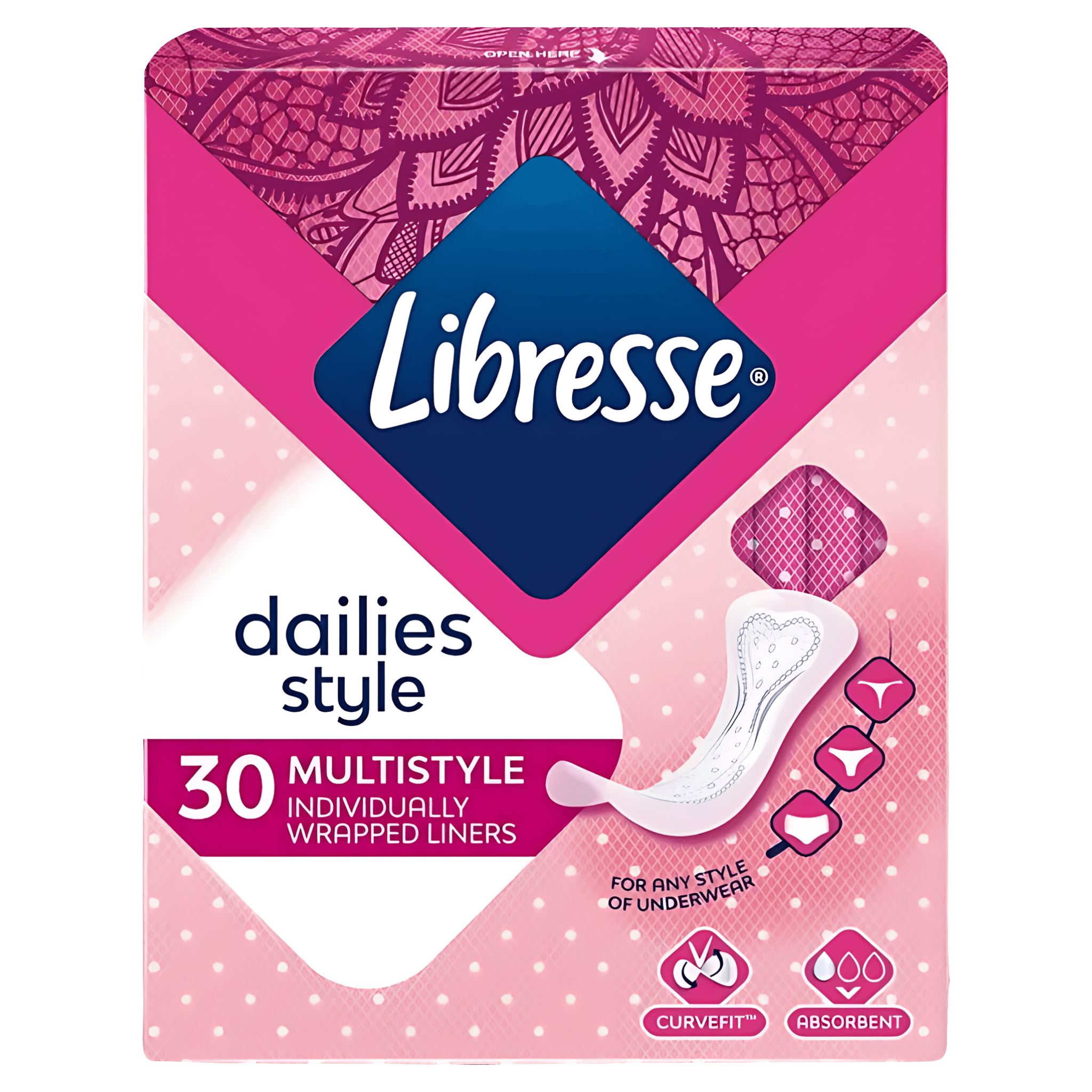 Absorbante zilnice Libresse Panty Multistyle Normal 30 bucati