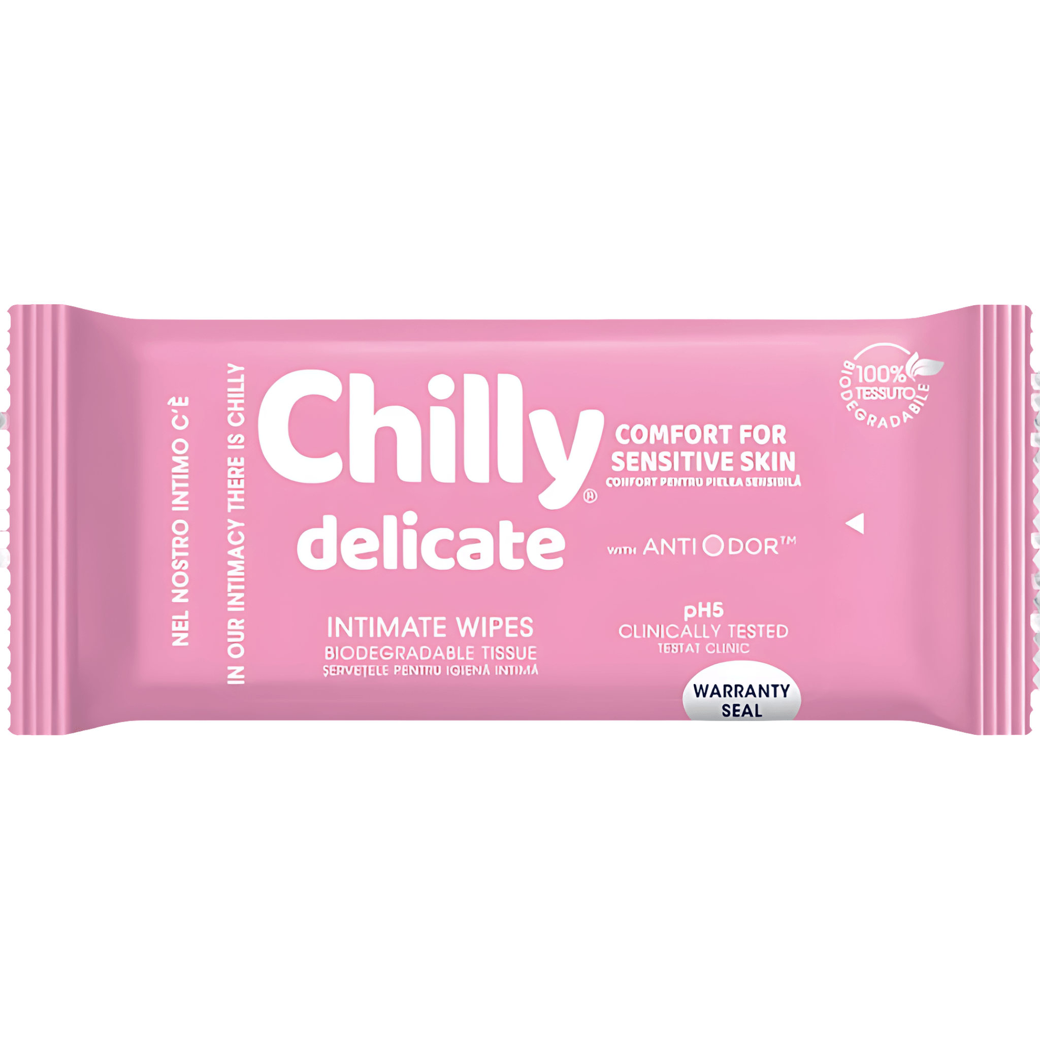 Servetele pentru igiena intima Chilly Delicate, 12 bucati