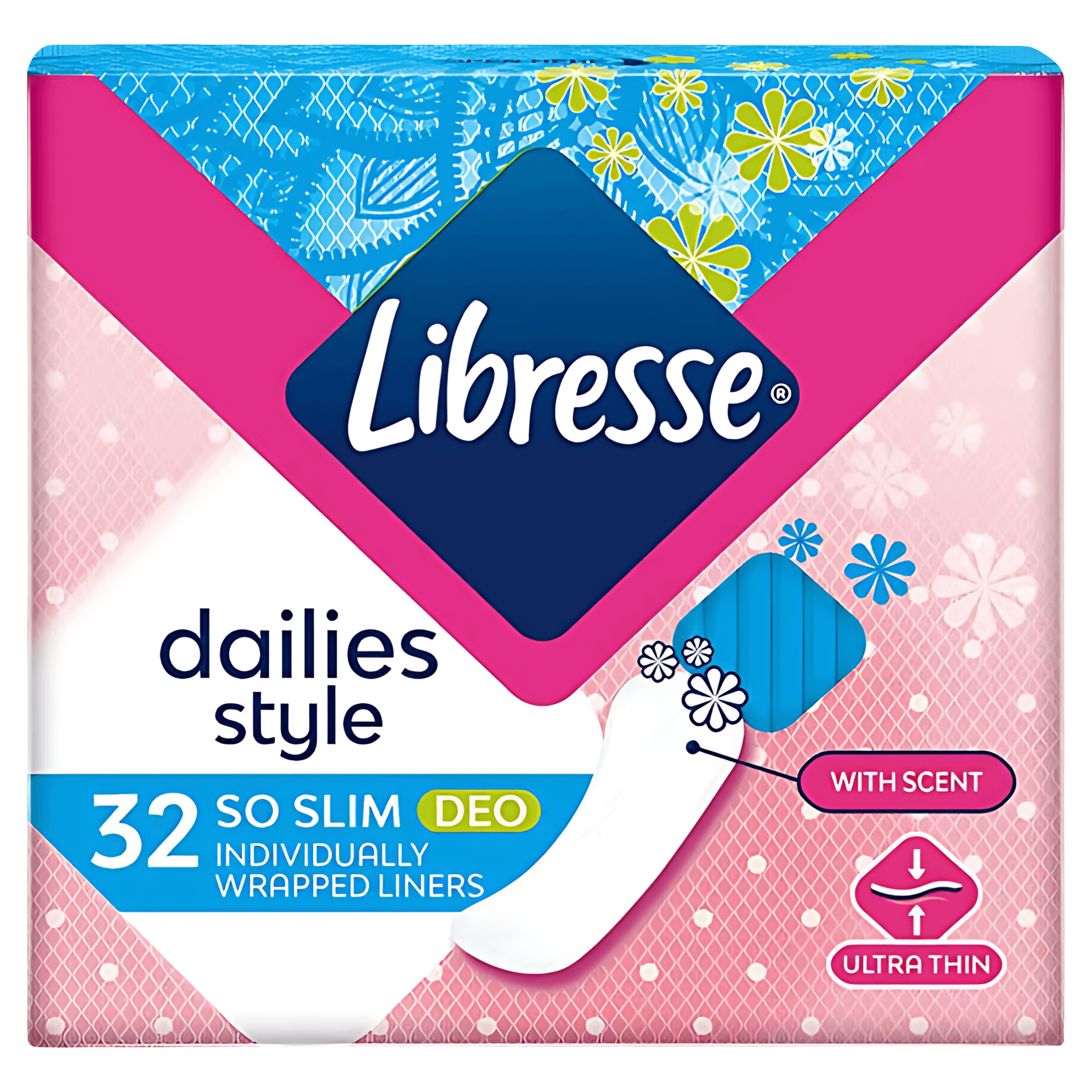 Absorbante Libresse Panty So Slim Deo, 32 bucati