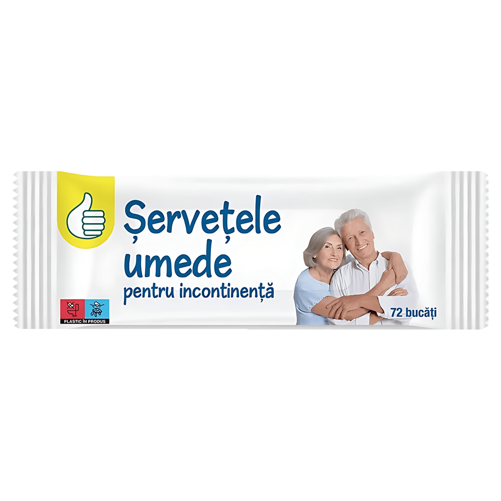 Servetele umede Pouce pentru incontinenta adulti 72 bucati