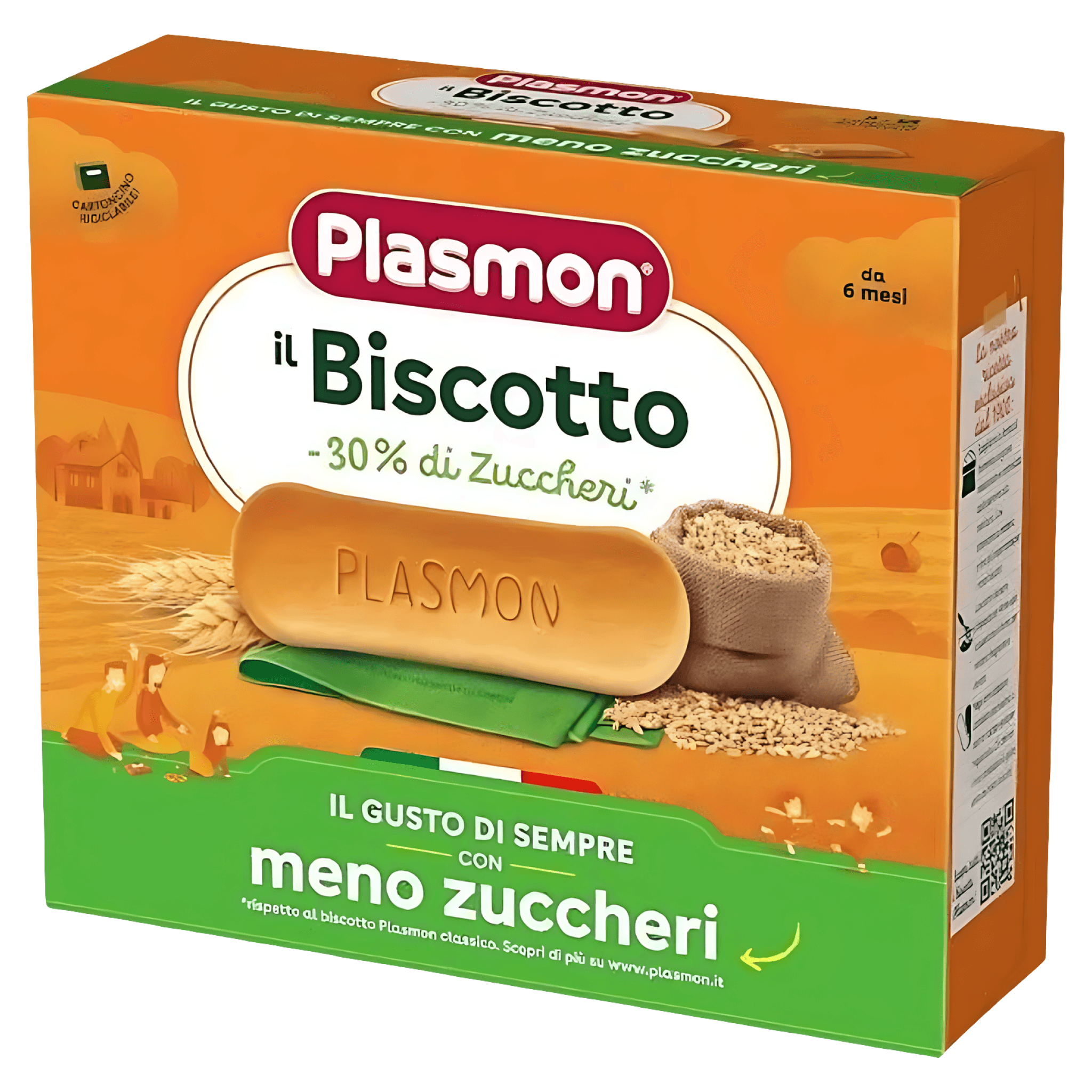 Biscuiti cu 30% zahar redus Plasmon, 320 g