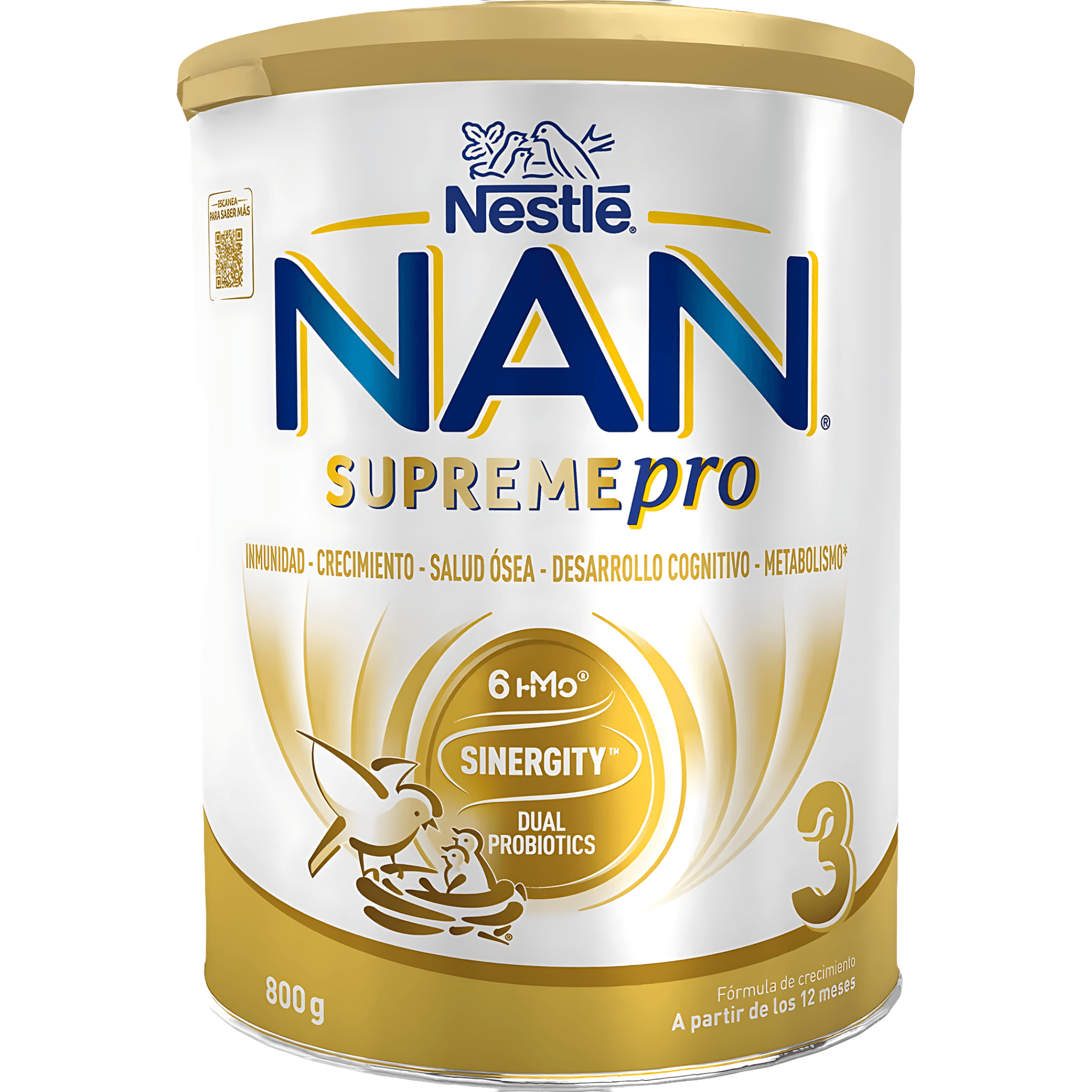 Lapte de crestere Nestle NAN Supreme Pro 3, 1+ ani, 800g