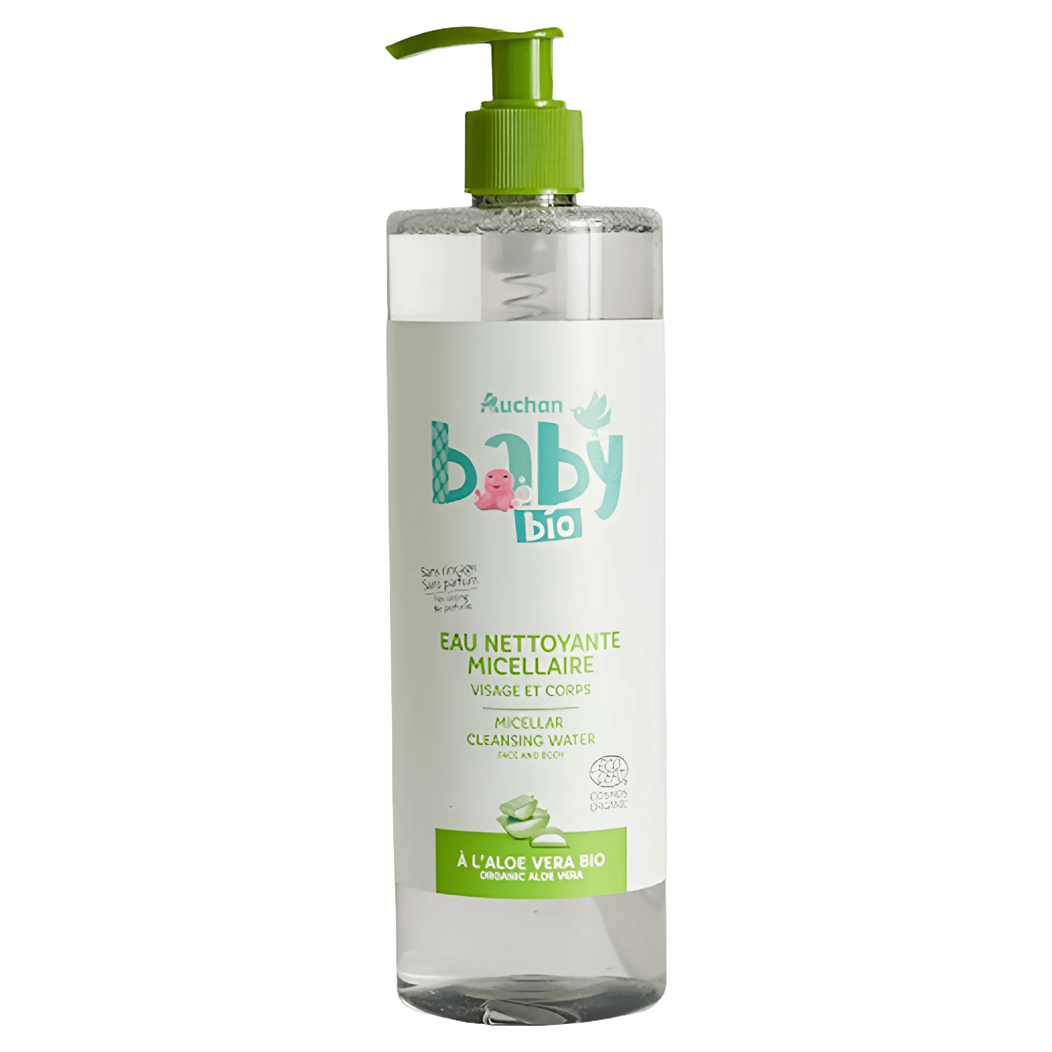 Apa micelara Auchan Baby Bio, 500 ml
