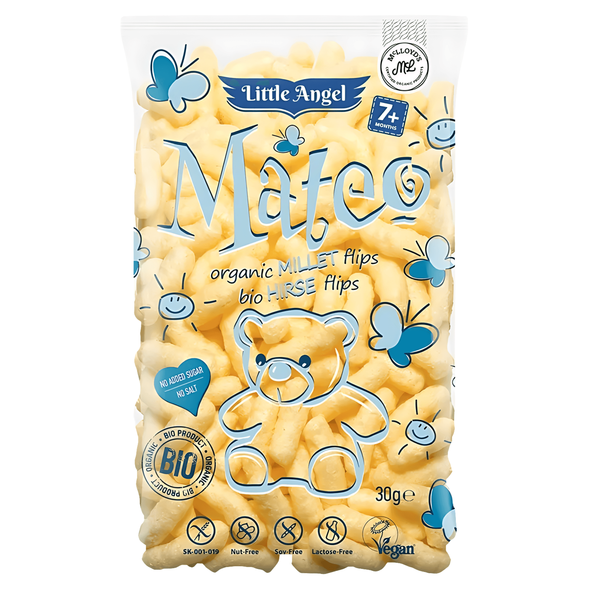 Pufuleti eco din mei Matteo, de la 7 luni, 30 g