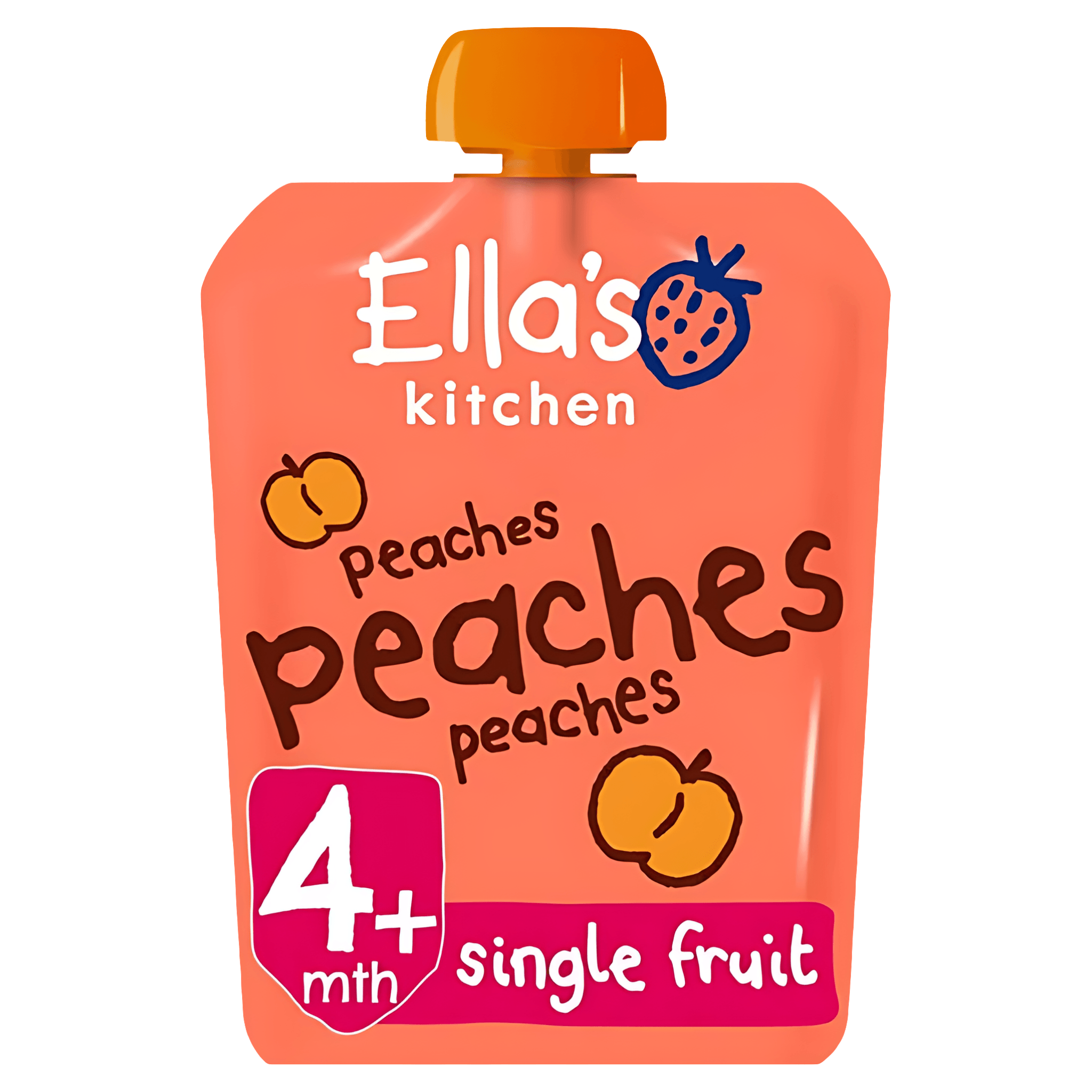 Piure cu piersici Ella's Kitchen, de la 4 luni, 70 g