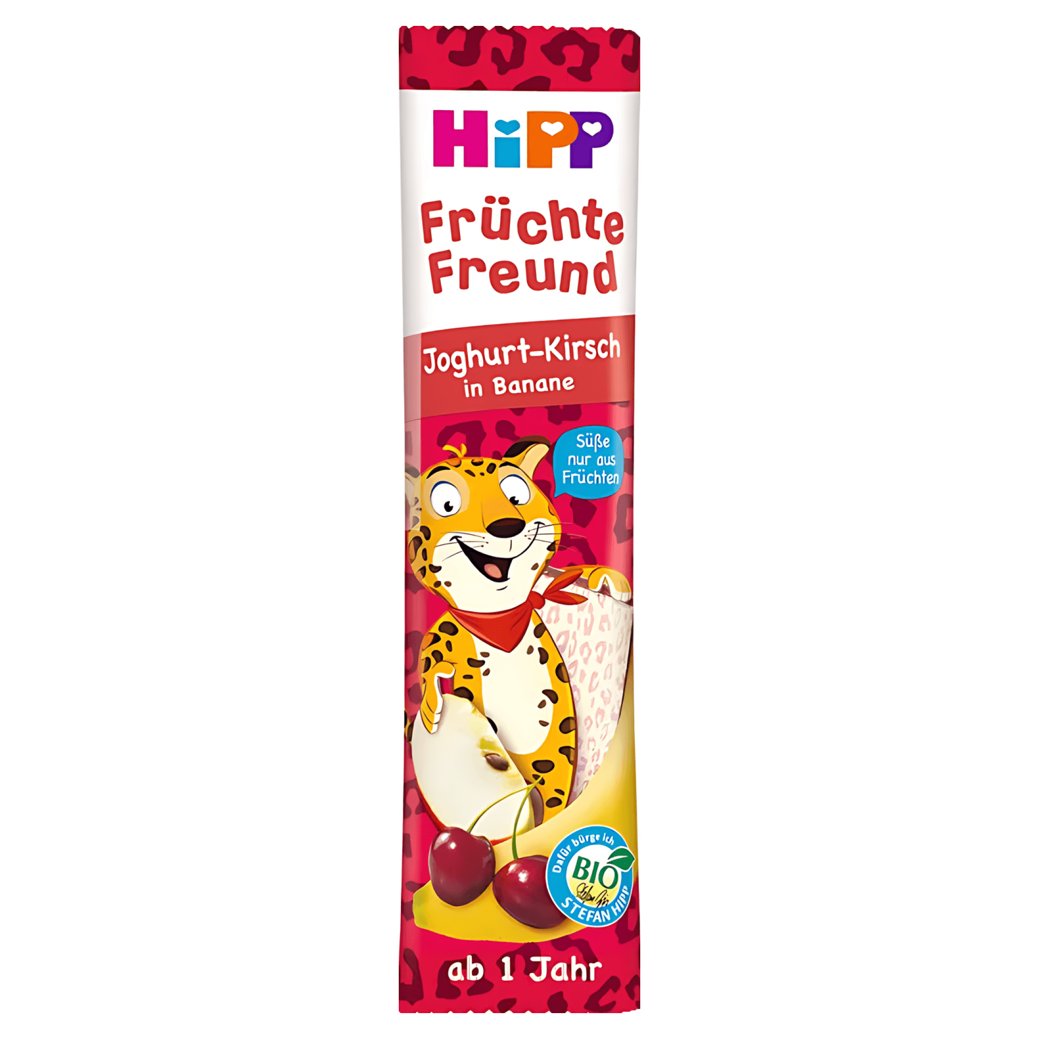 Baton Hipp Fruit-Friend iaurt, cirese si banana, de la 1 an, 23 g