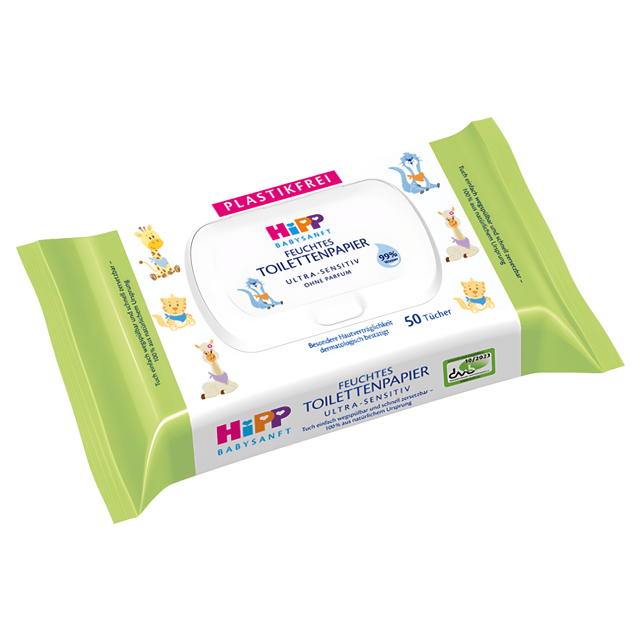 Servetele umede pentru toaleta Hipp, 50 bucati