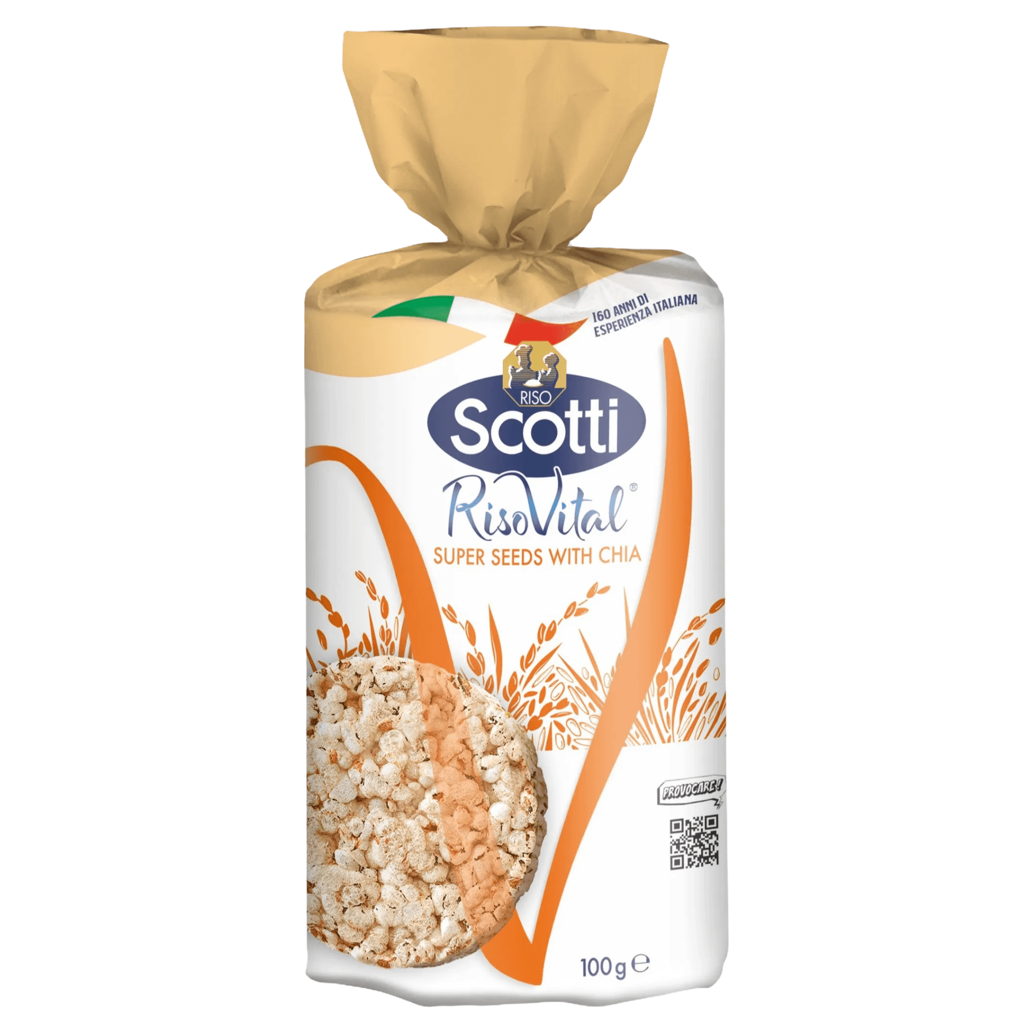 Rondele din seminte fara gluten Riso Scotti Riso Vital, 100 g