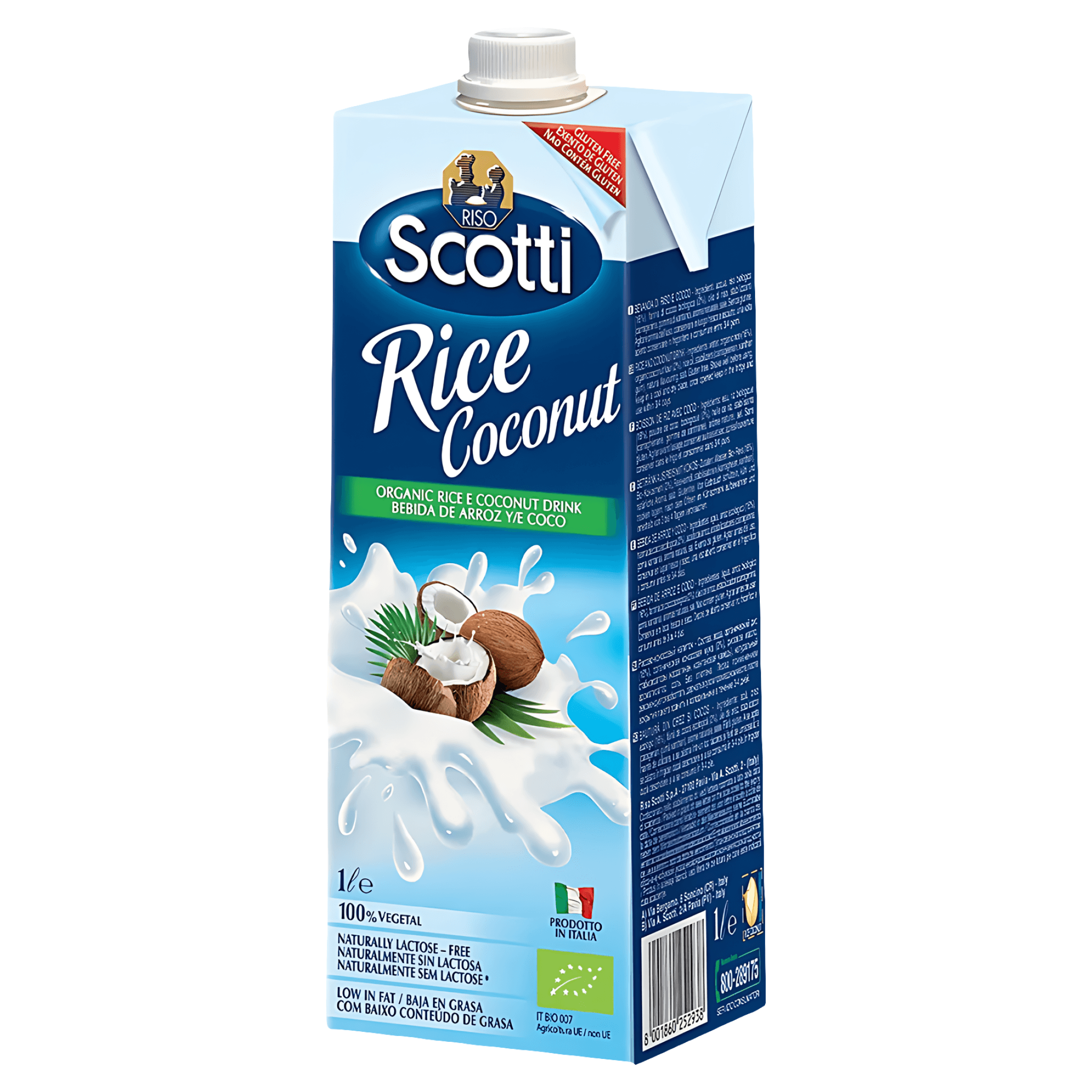 Bautura eco cu orez si cocos Riso Scotti, 1 l