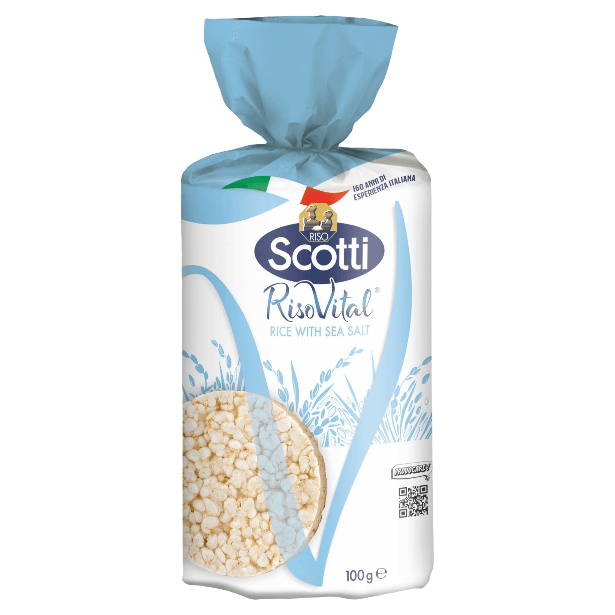 Rondele din orez expandat fara gluten Riso Scotti Riso Vital, 100 g