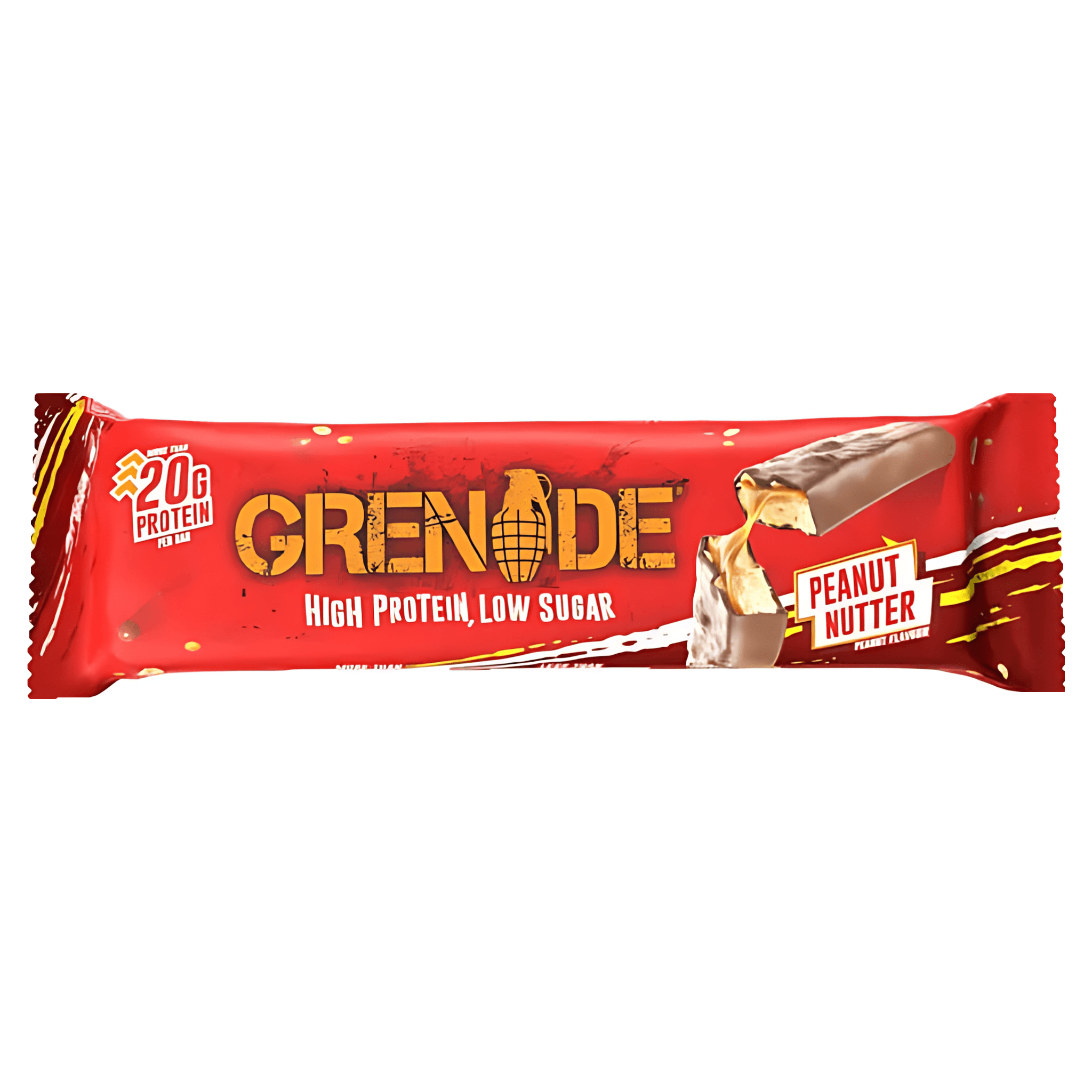 Baton proteic cu aroma de arahide Grenade Peanut Nutter, 60 g