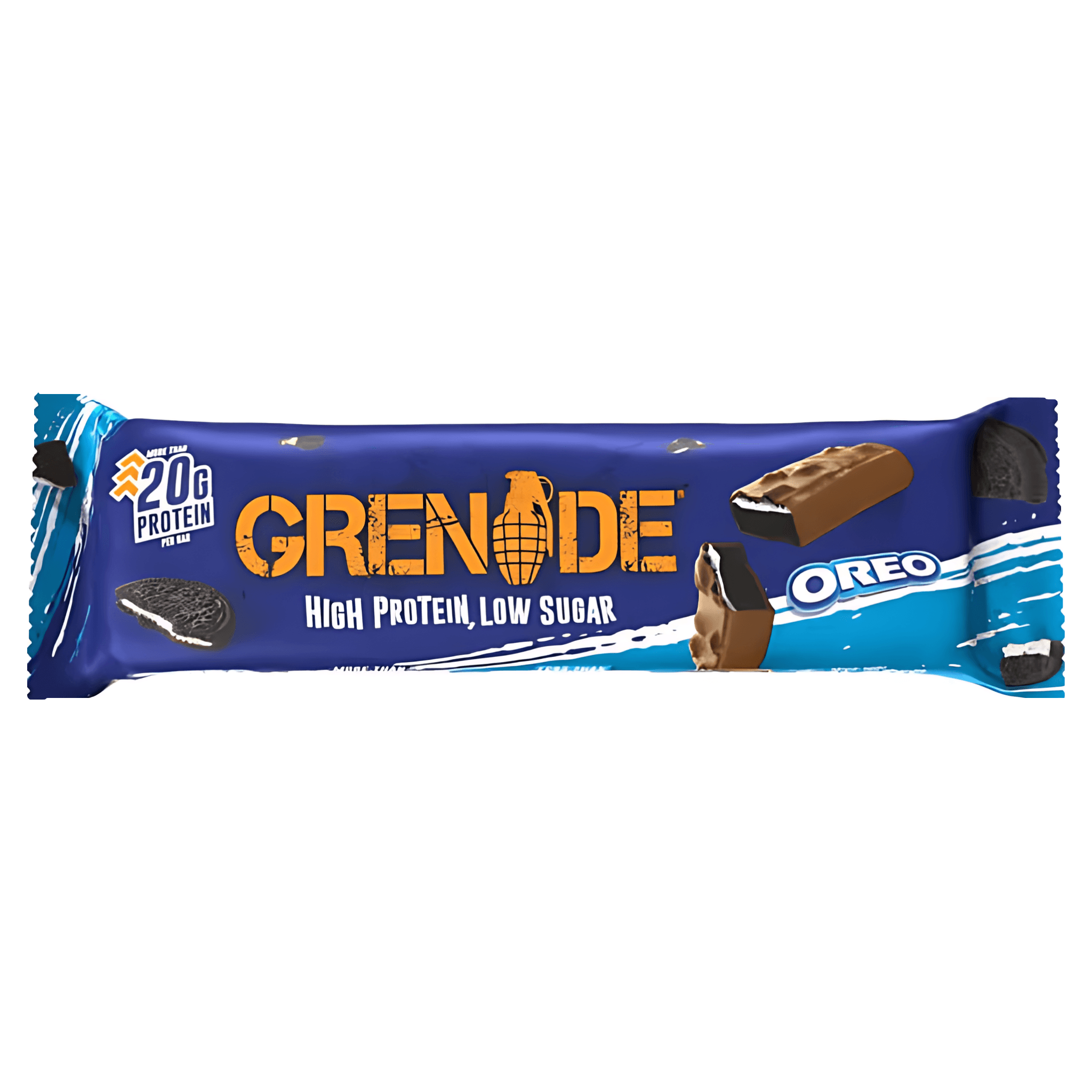 Baton proteic Grenade Oreo, 60 g