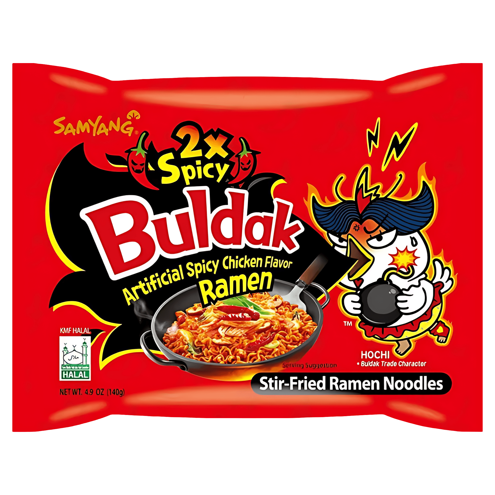 Taitei instant picanti cu aroma de pui Samyang 2x Spicy, 140 g