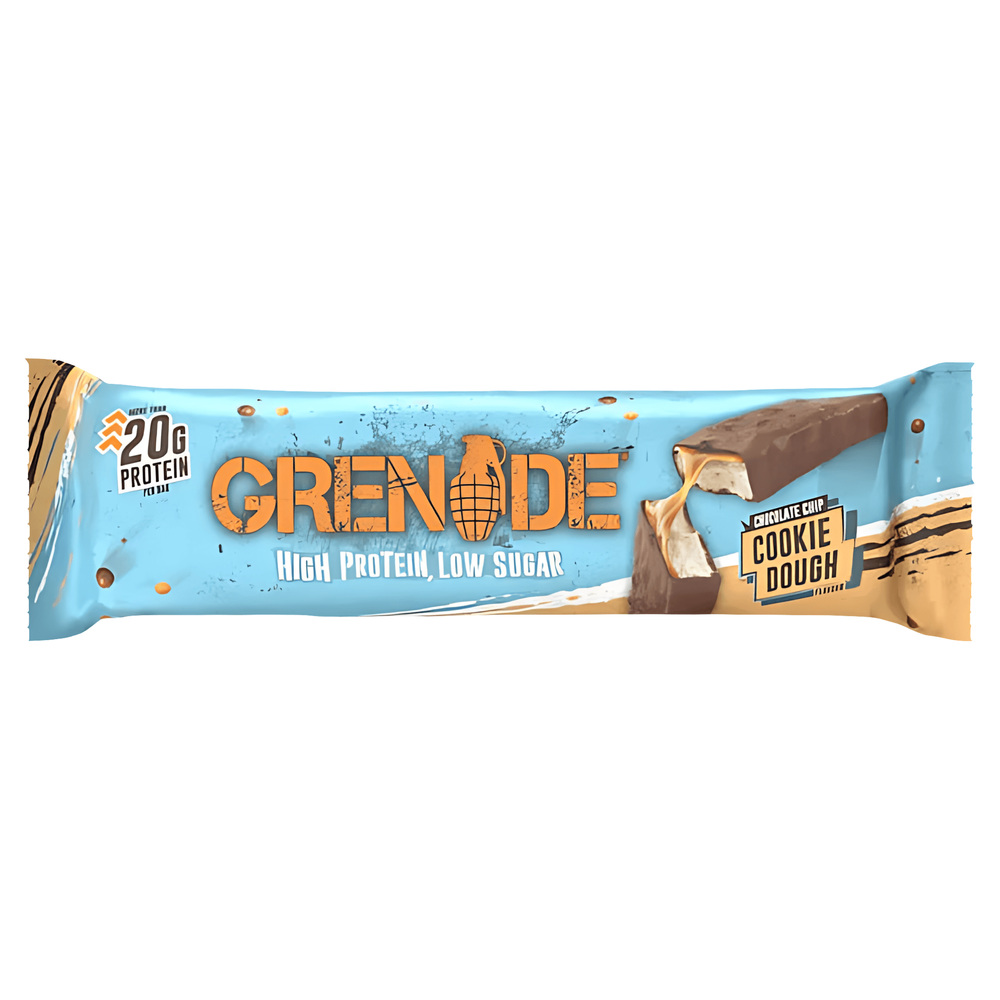 Baton proteic cu aroma de aluat de fursecuri Grenade Chocolate Chip, 60 g