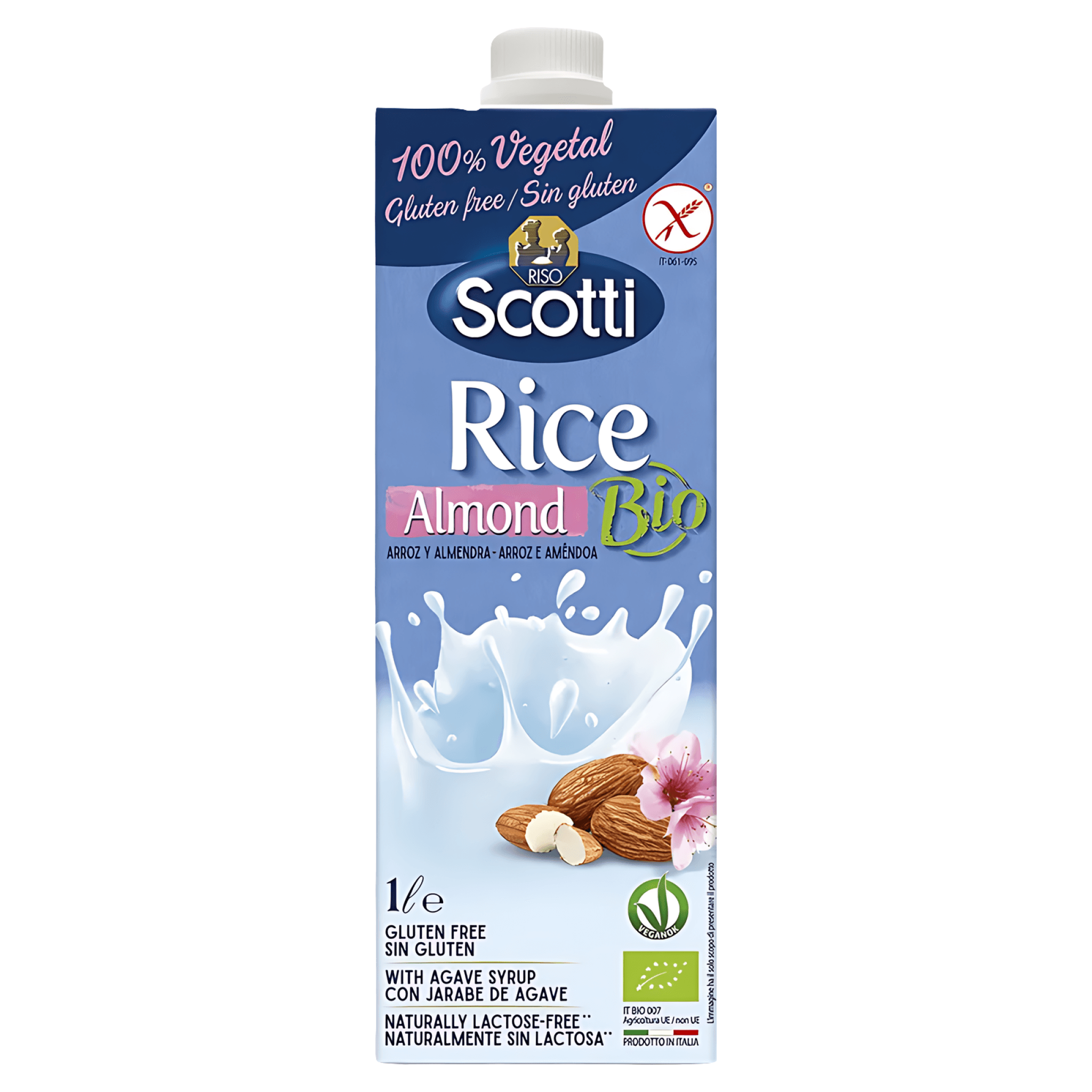 Bautura din migdale BIO Riso Scotti, fara lactoza, 1L
