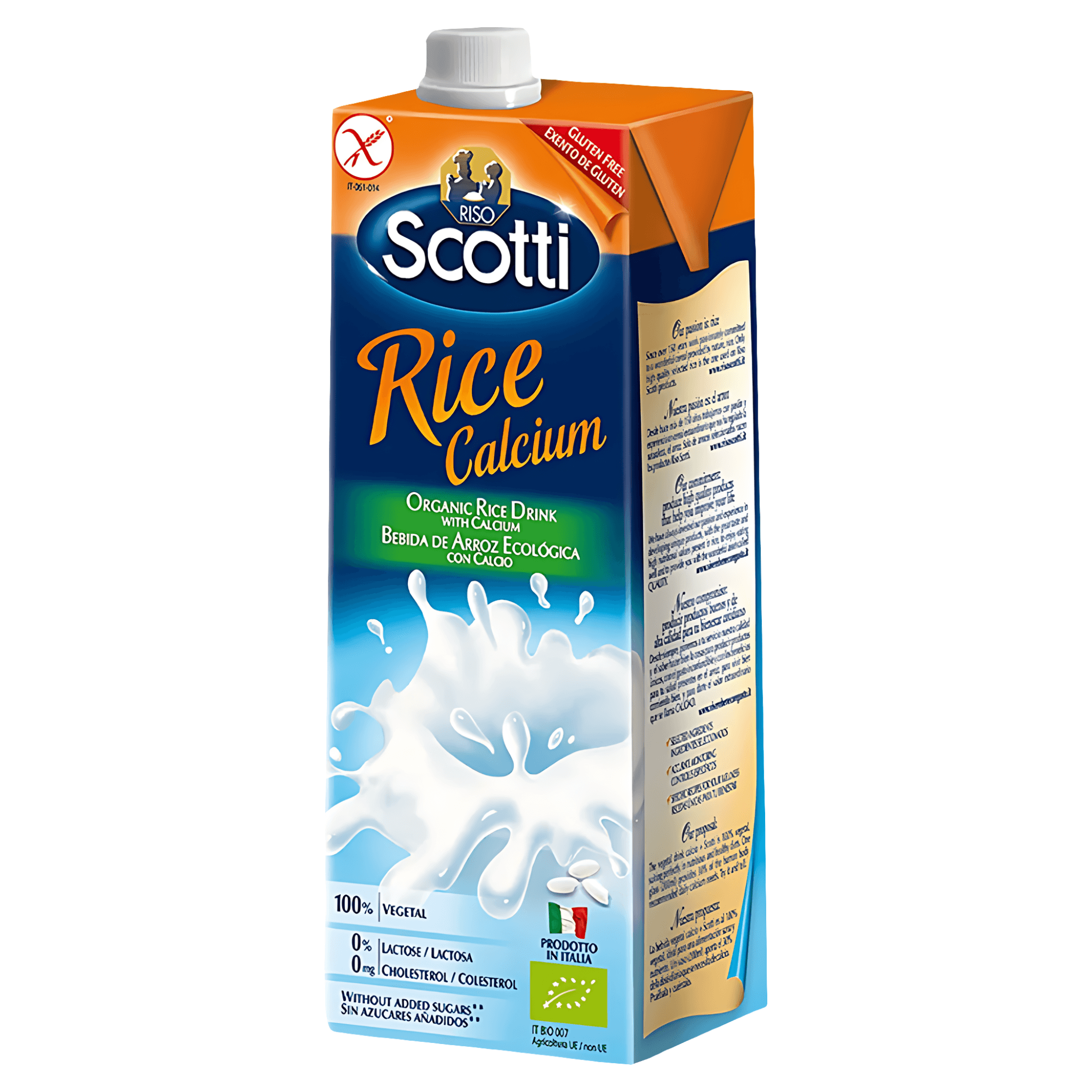 Bautura necarbogazoasa din orez organic ECO Riso Scotti, 1 l