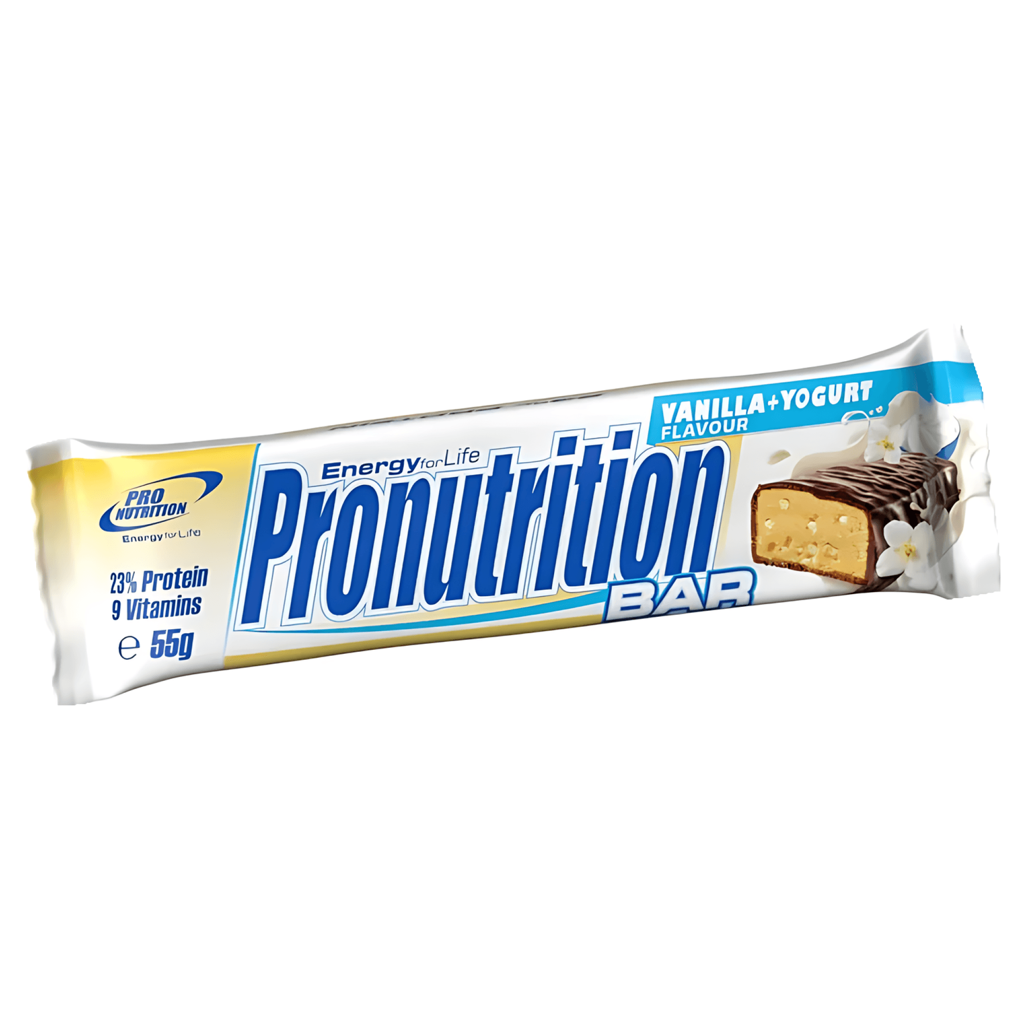 Baton cu aroma de vanilie si iaurt Pro Nutrition, 55 g