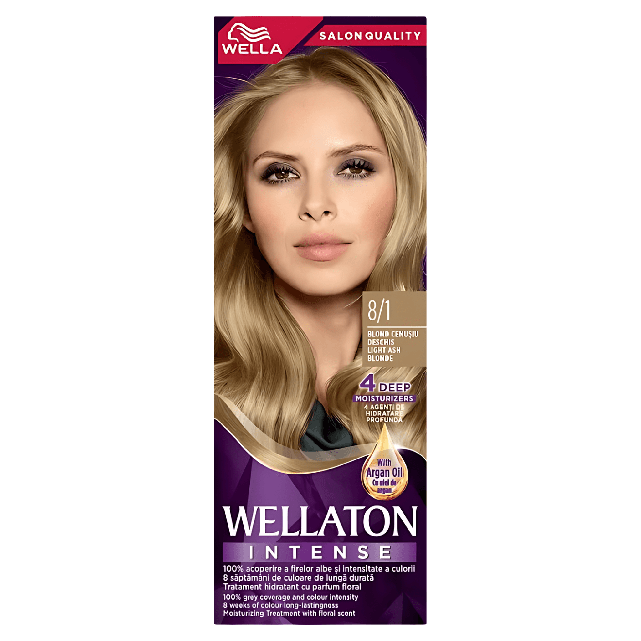 Vopsea de par Wellaton Maxi Single Blond Cernusiu Deschis 8/1