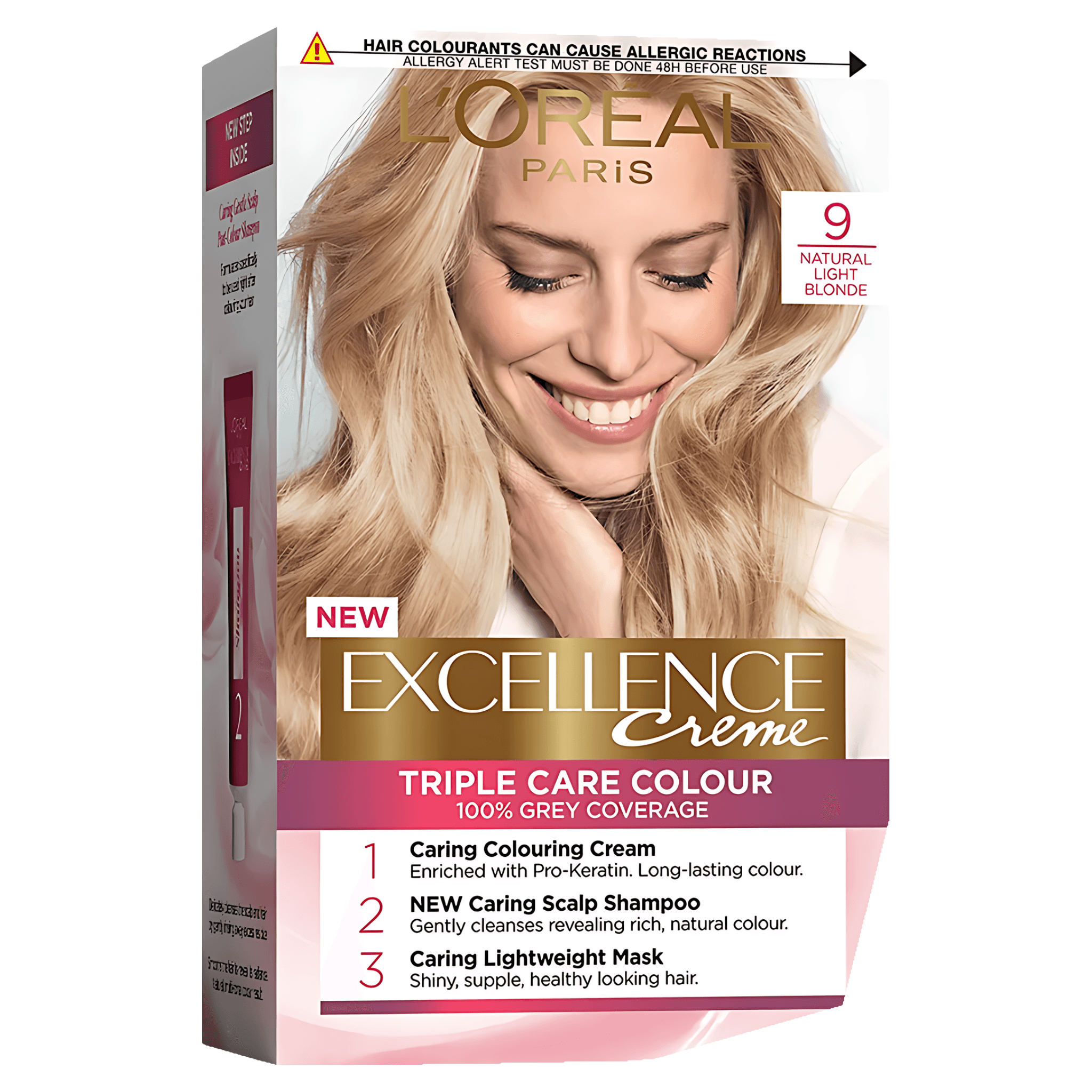 Vopsea de par L'Oreal/Excellence 9 Natural Light Blonde