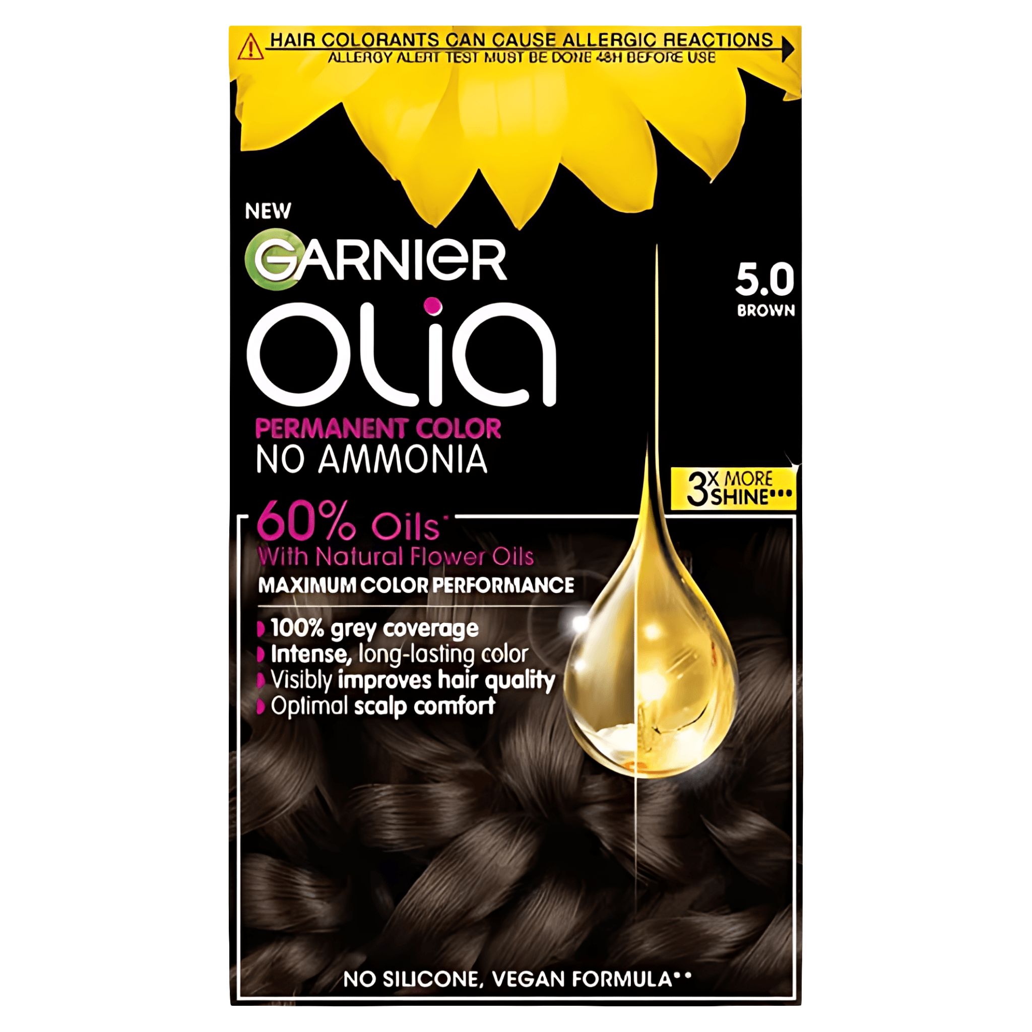 Vopsea permanenta pentru par Garnier Olia, 5.0 saten