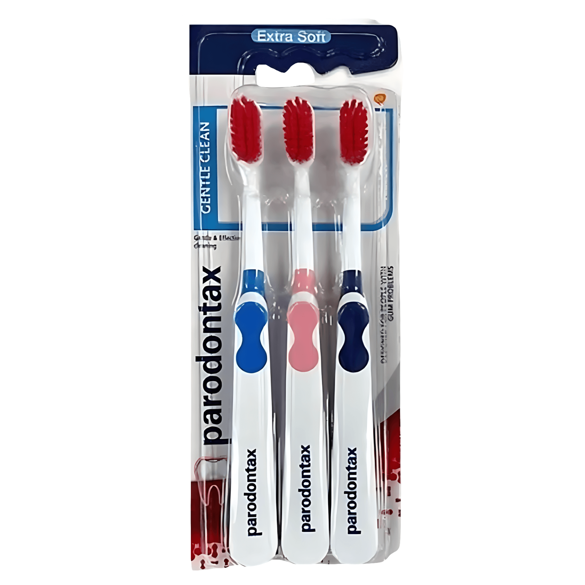 Periute de dinti Parodontax Gentle Clean Extra Soft, 3 bucati