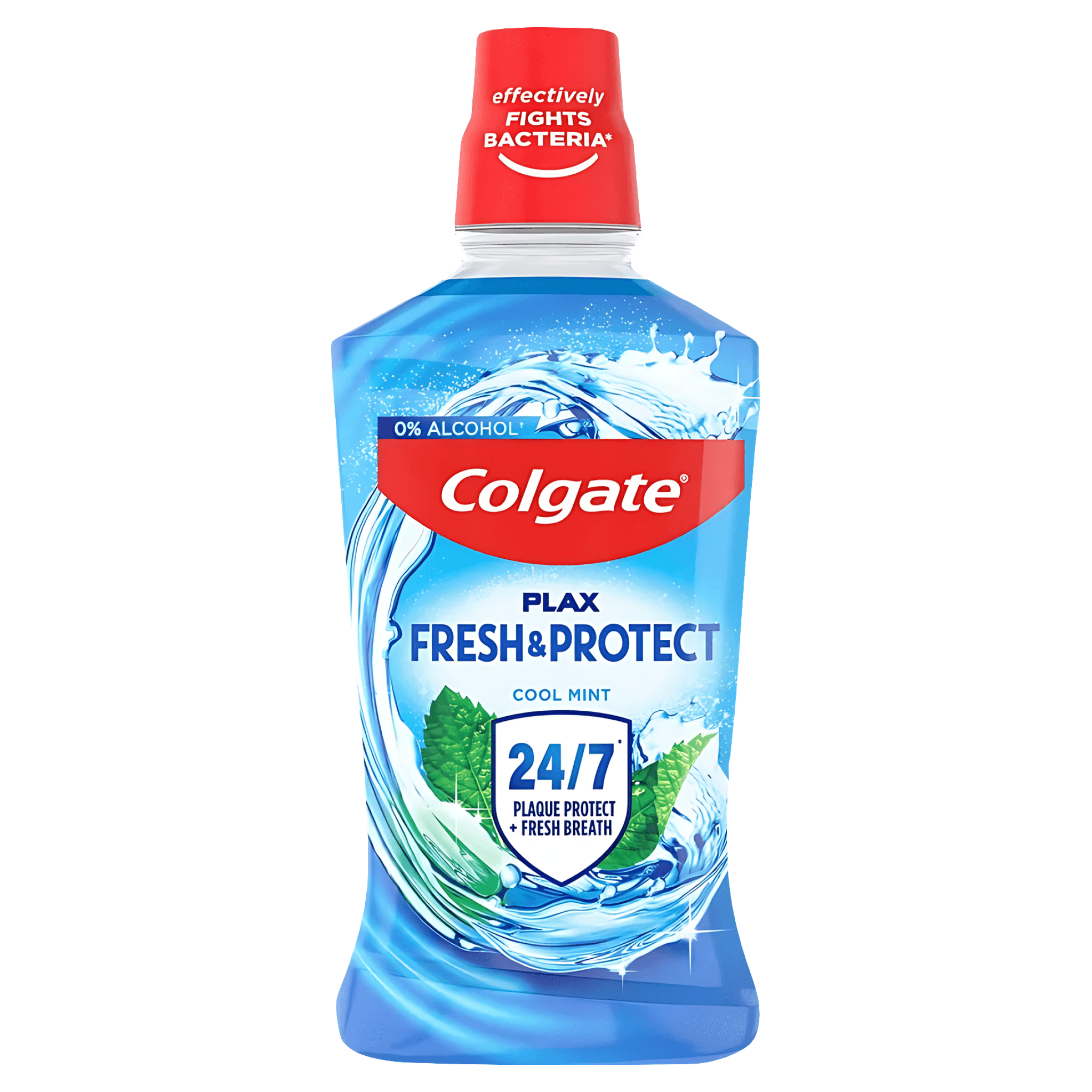 Apa de gura Colgate Plax blu 500 ml
