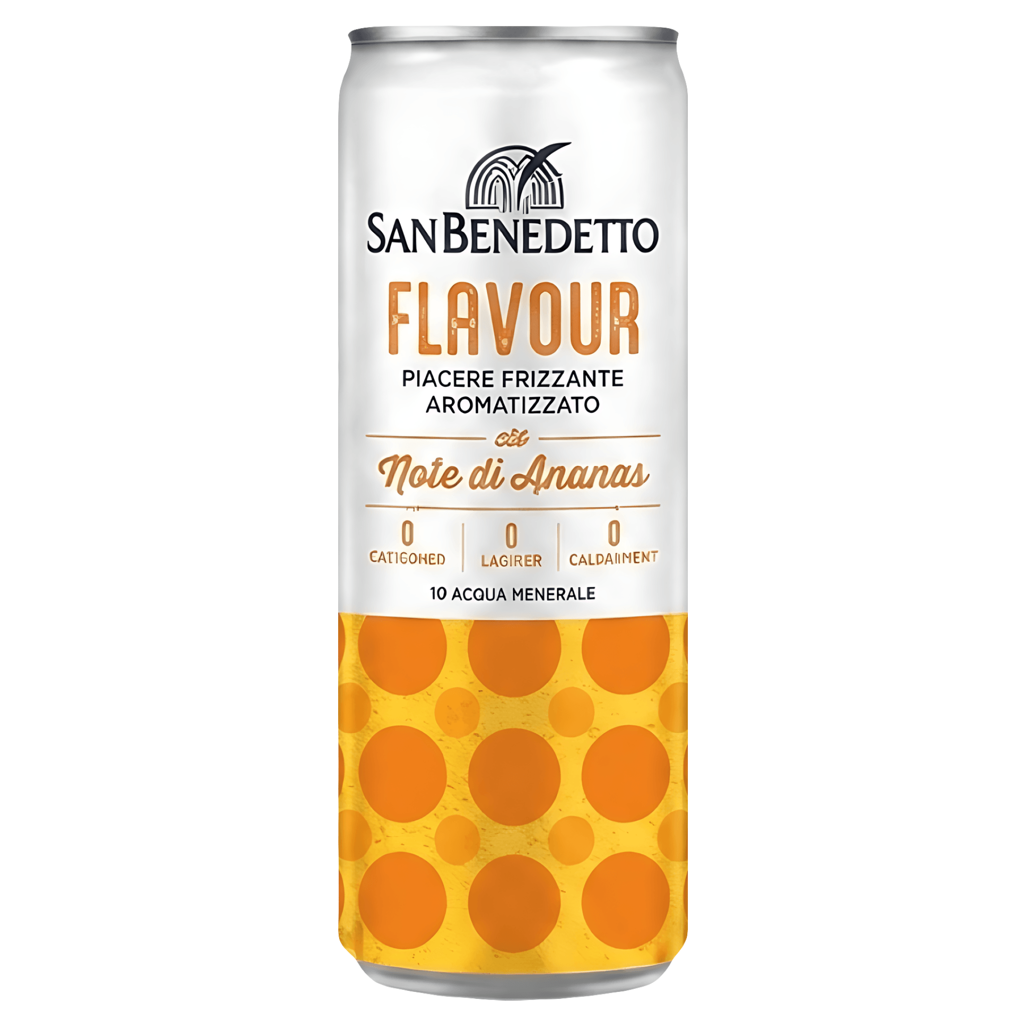 Bautura carbogazoasa cu aroma de ananas San Benedetto, 0.33 l