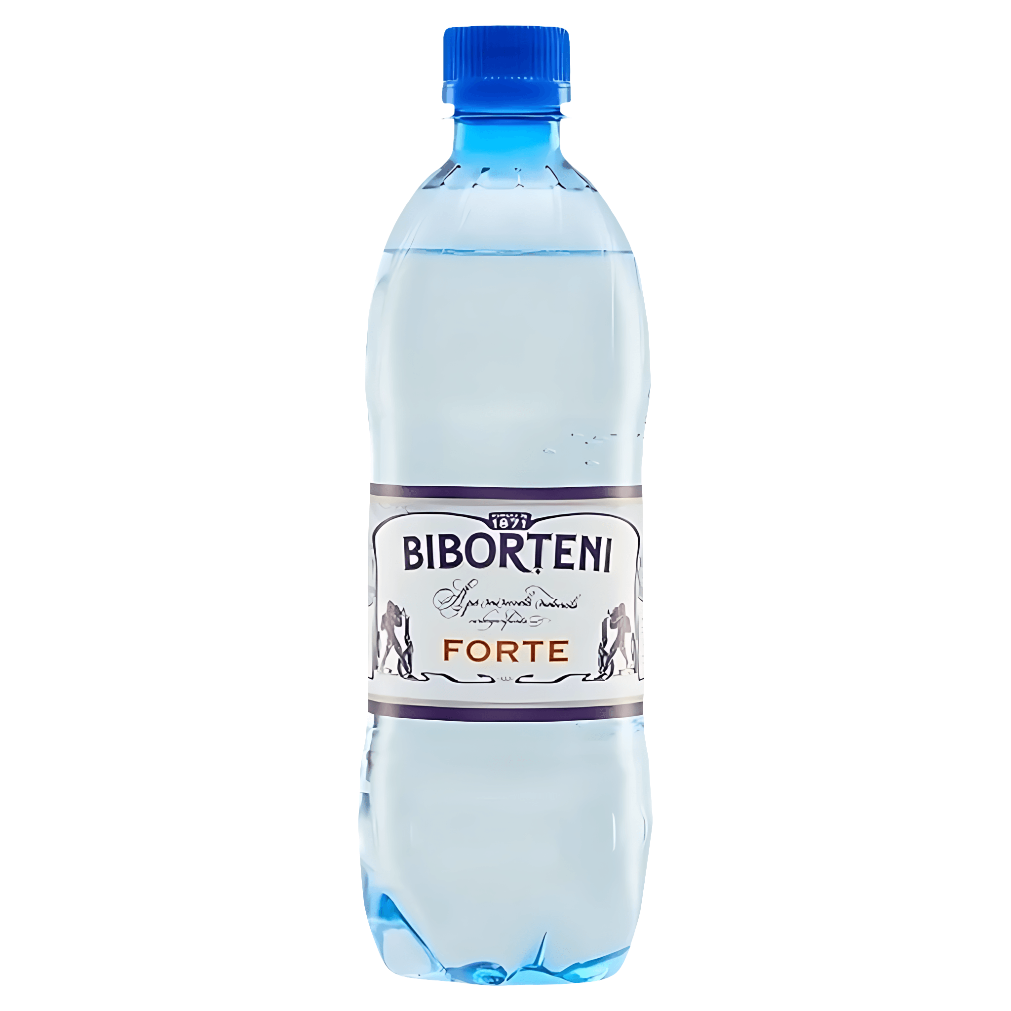 Apa minerala naturala carbogazificata Biborteni Forte, 0.5 l