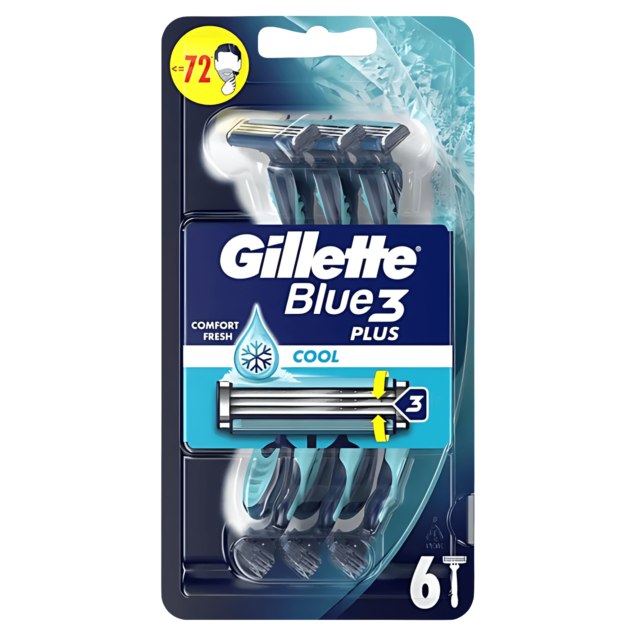 Set 6 aparate de ras Gillette Blue 3 Ice